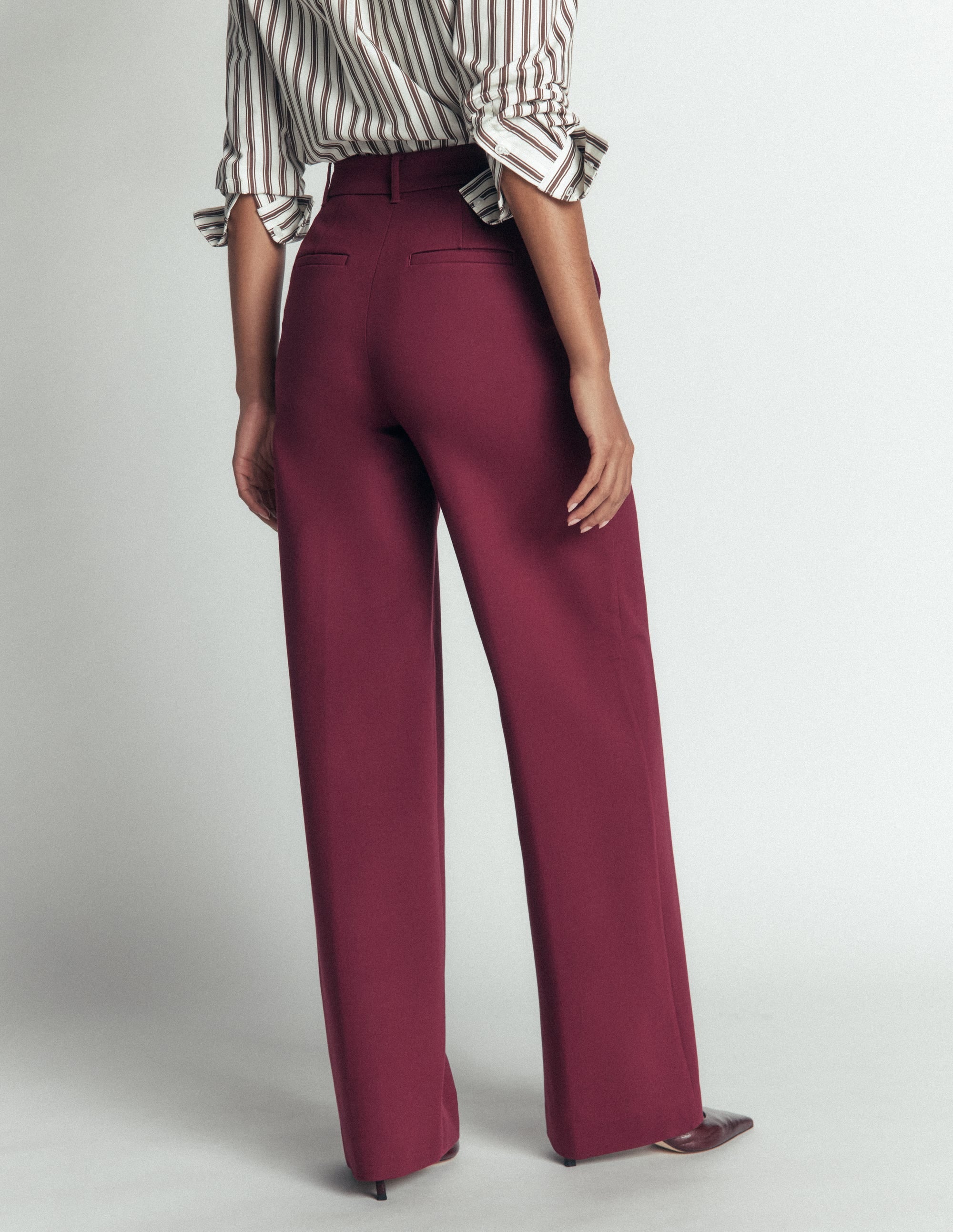 Belgravia Ponte Pants-Deep Wisteria - Image 4