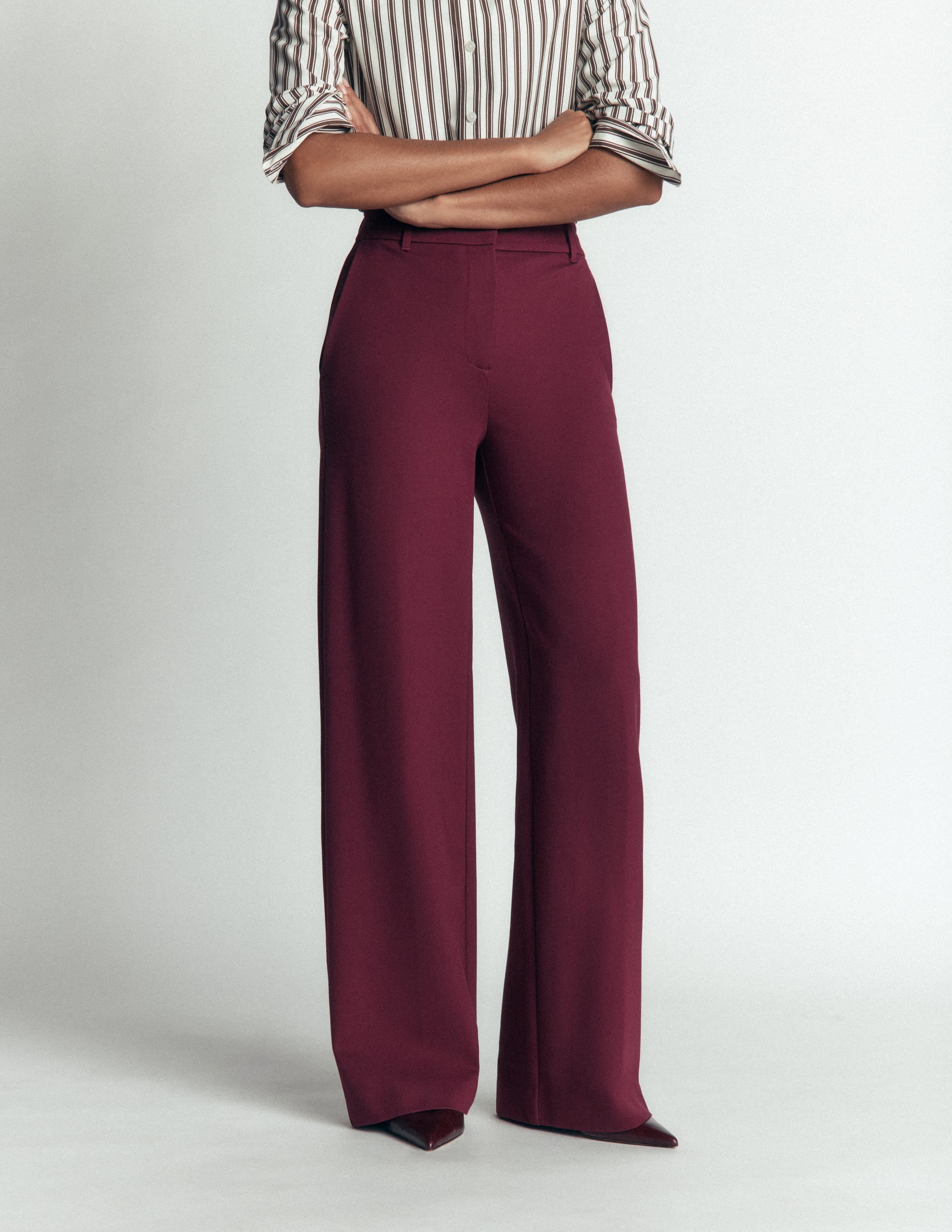 Belgravia Ponte Pants-Deep Wisteria - Image 5