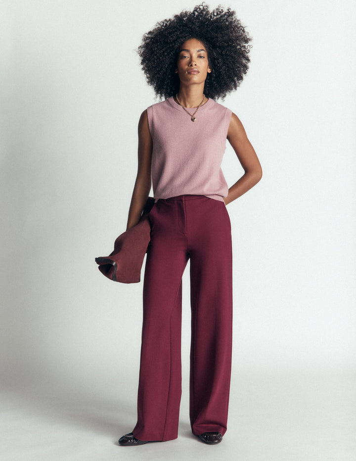 Belgravia Ponte Pants-Deep Wisteria