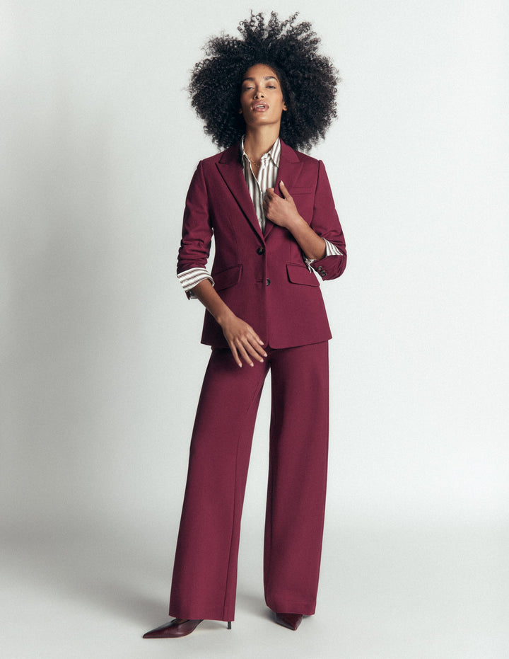 Belgravia Ponte Pants-Deep Wisteria