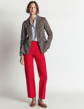 Canonbury Cotton 7/8 Pants-Salsa Red