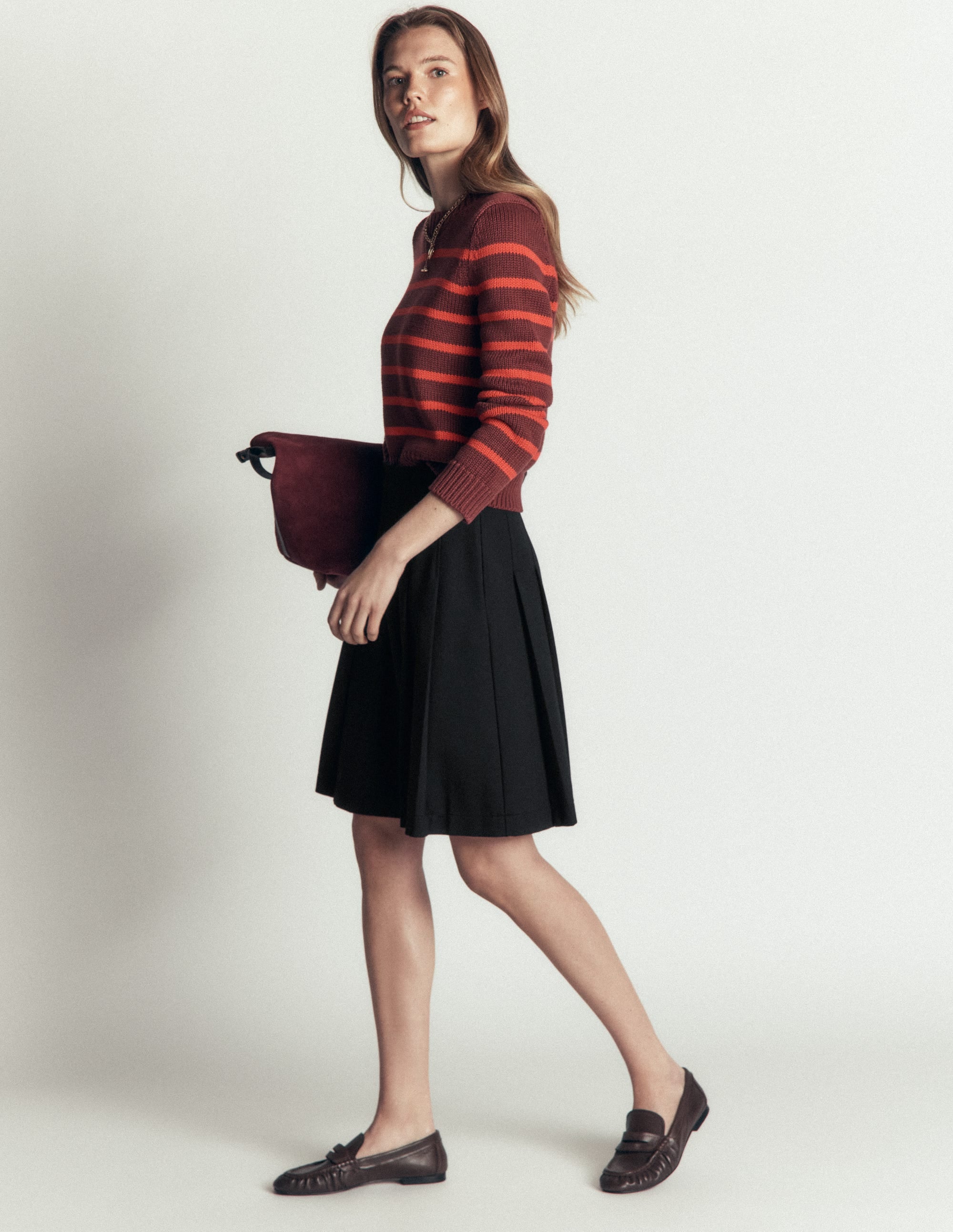 Aya Ponte Skirt-Black - Image 1