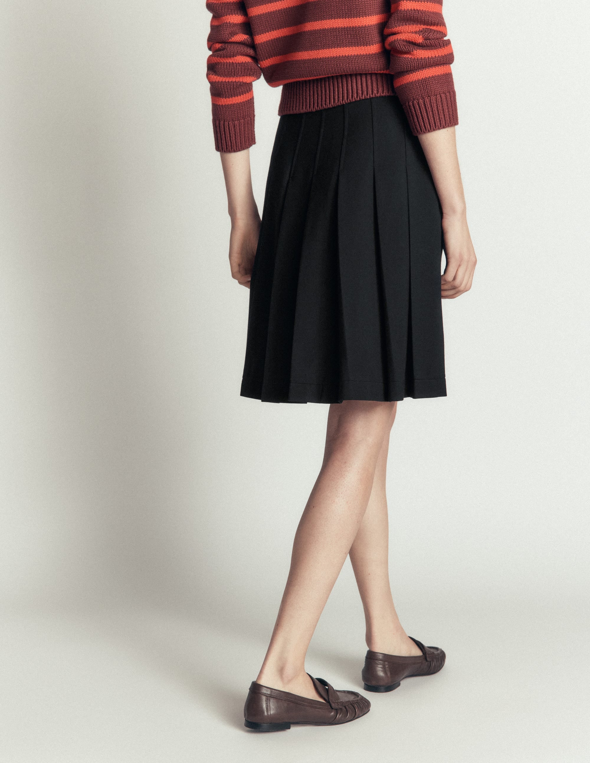 Aya Ponte Skirt-Black - Image 3