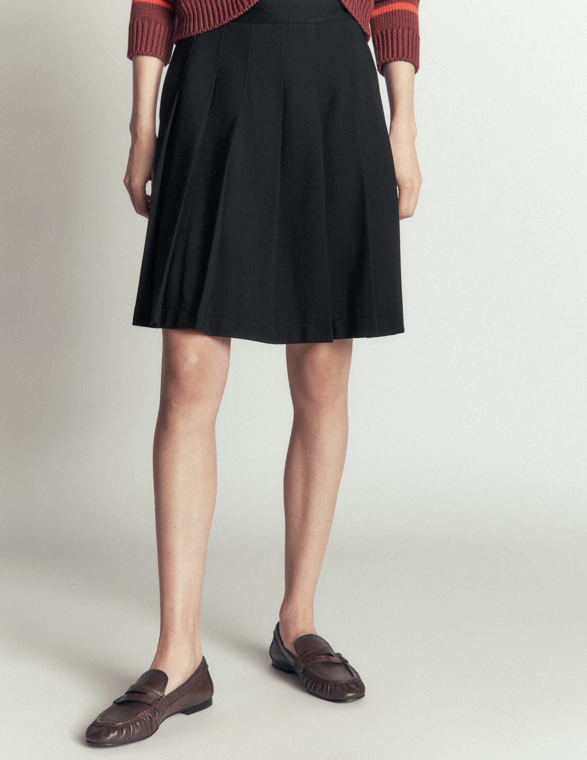 Aya Ponte Skirt-Black - Image 5