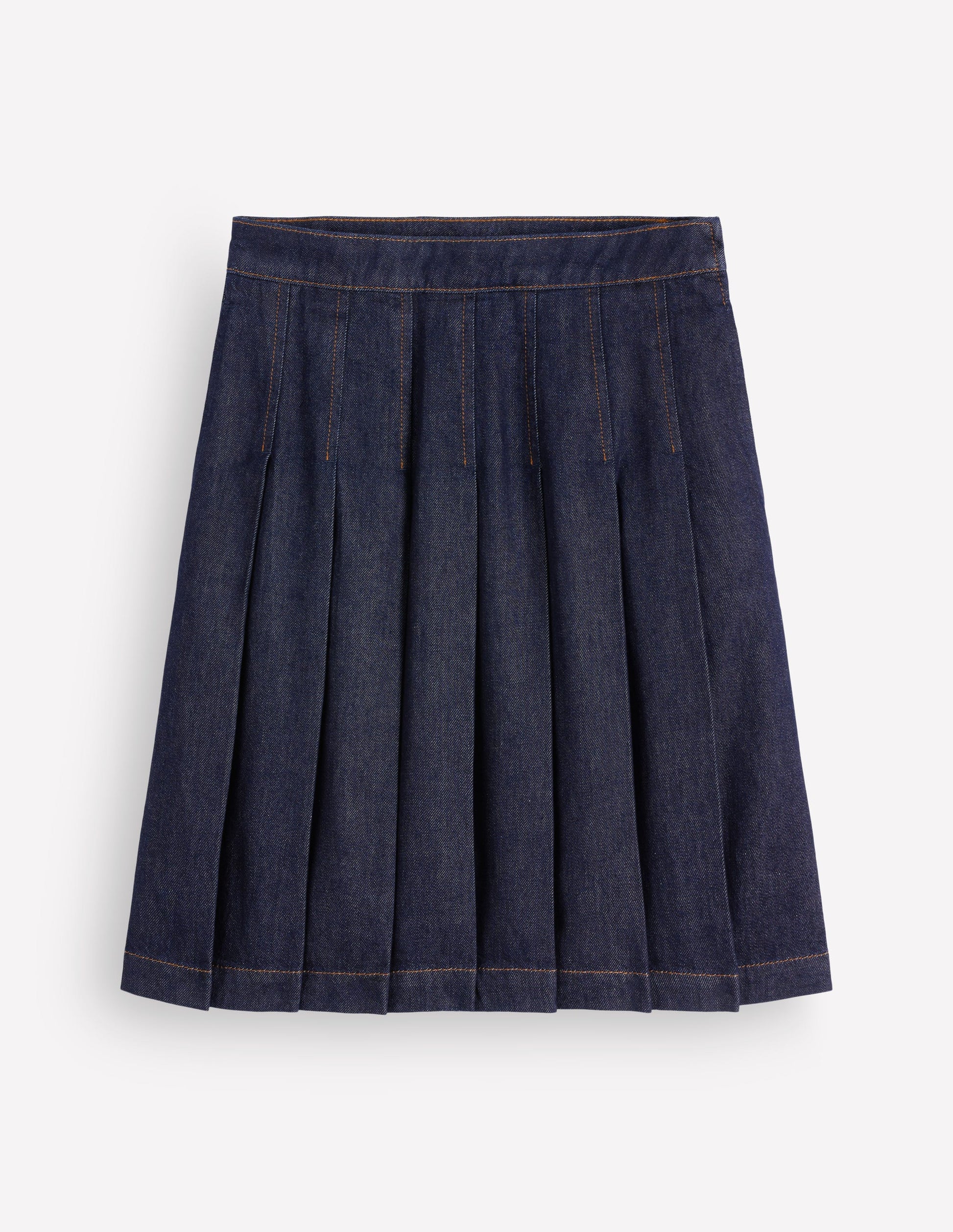 Aya Denim Skirt-Indigo-5