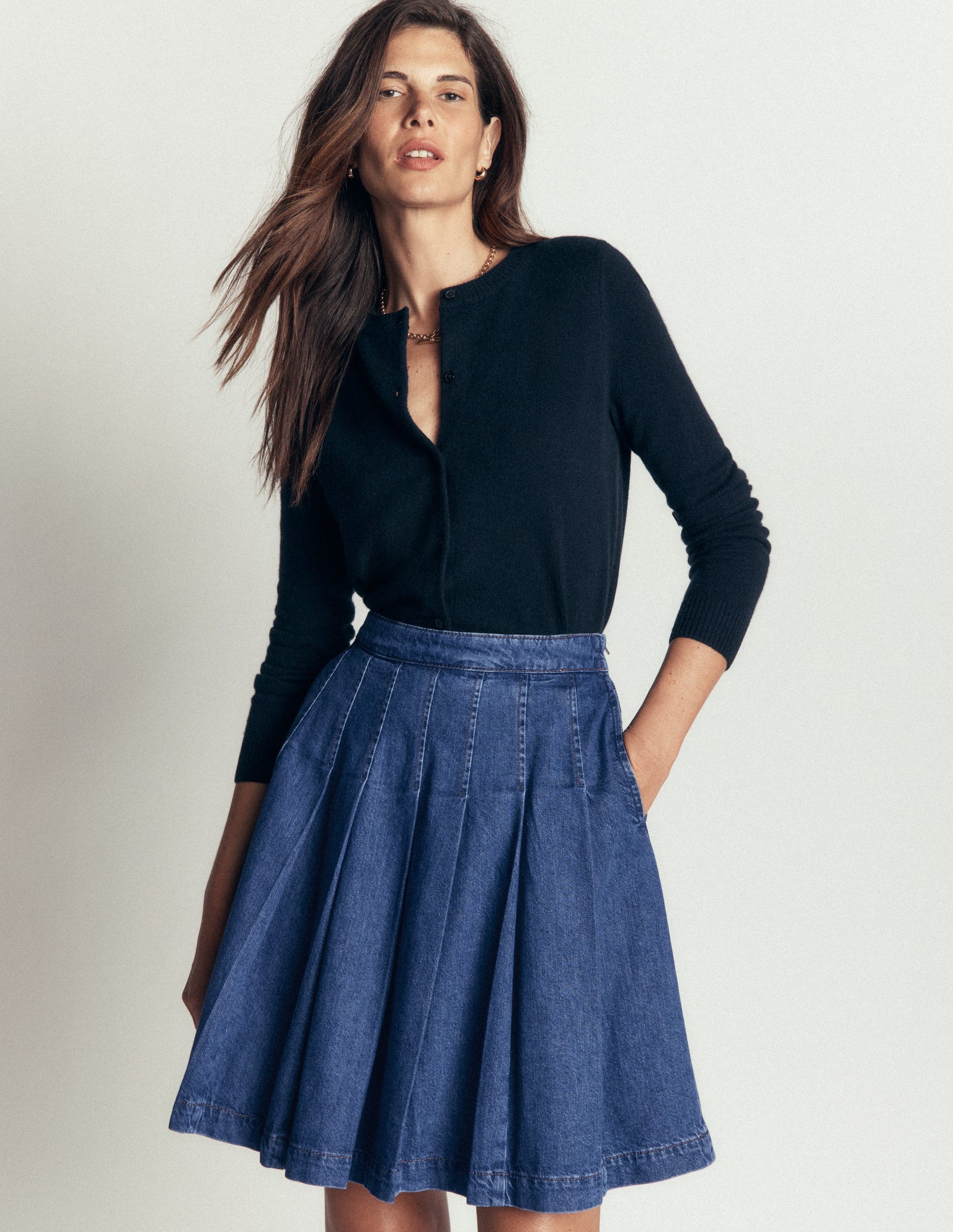 Aya Denim Skirt-Mid Vintage-1