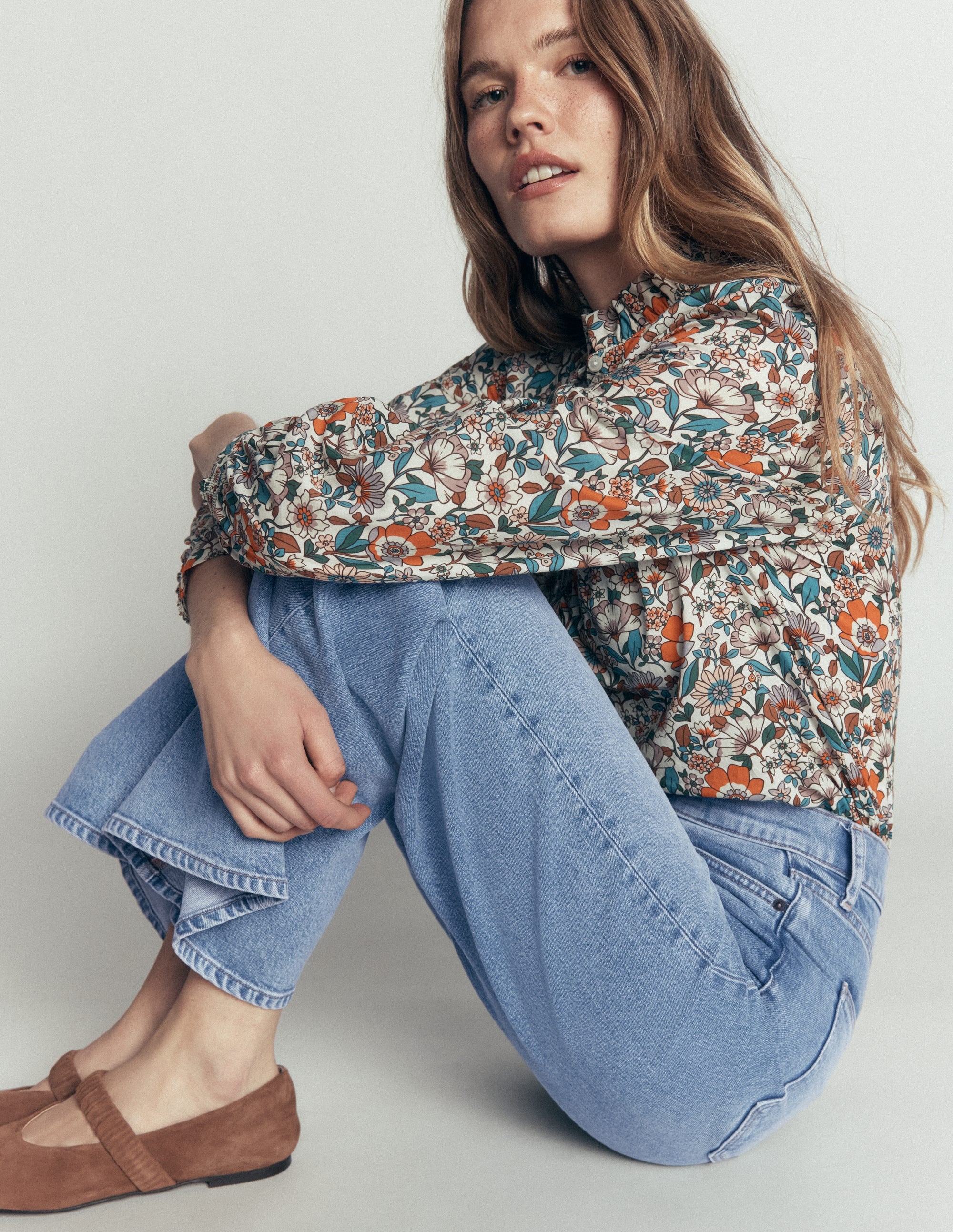High Rise Wide Leg Jeans-Light Vintage - Image 7