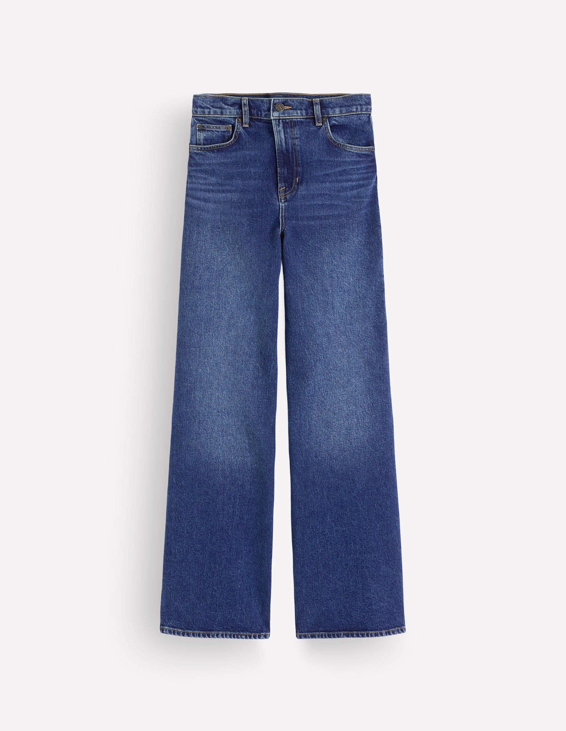High Rise Wide Leg Jeans-Mid Vintage-6