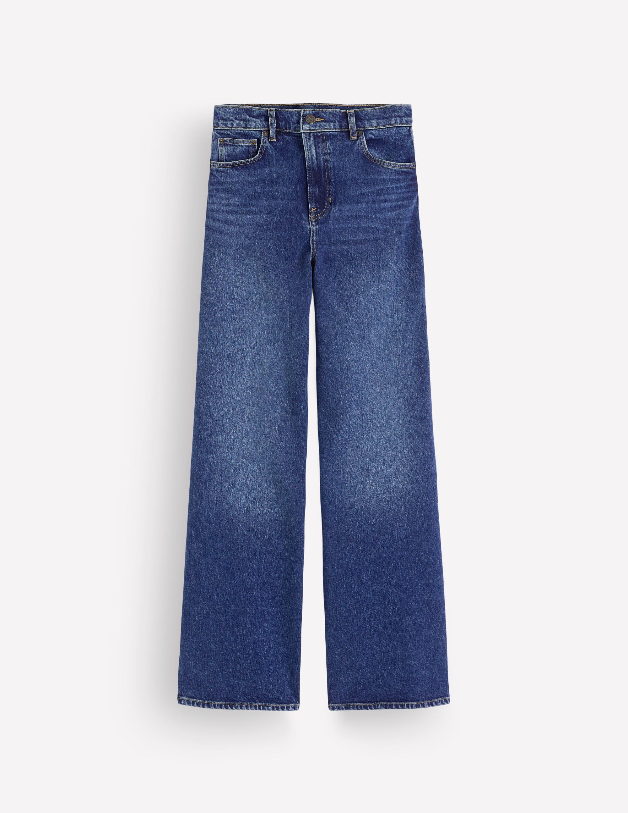 High Rise Wide Leg Jeans-Mid Vintage - Image 6