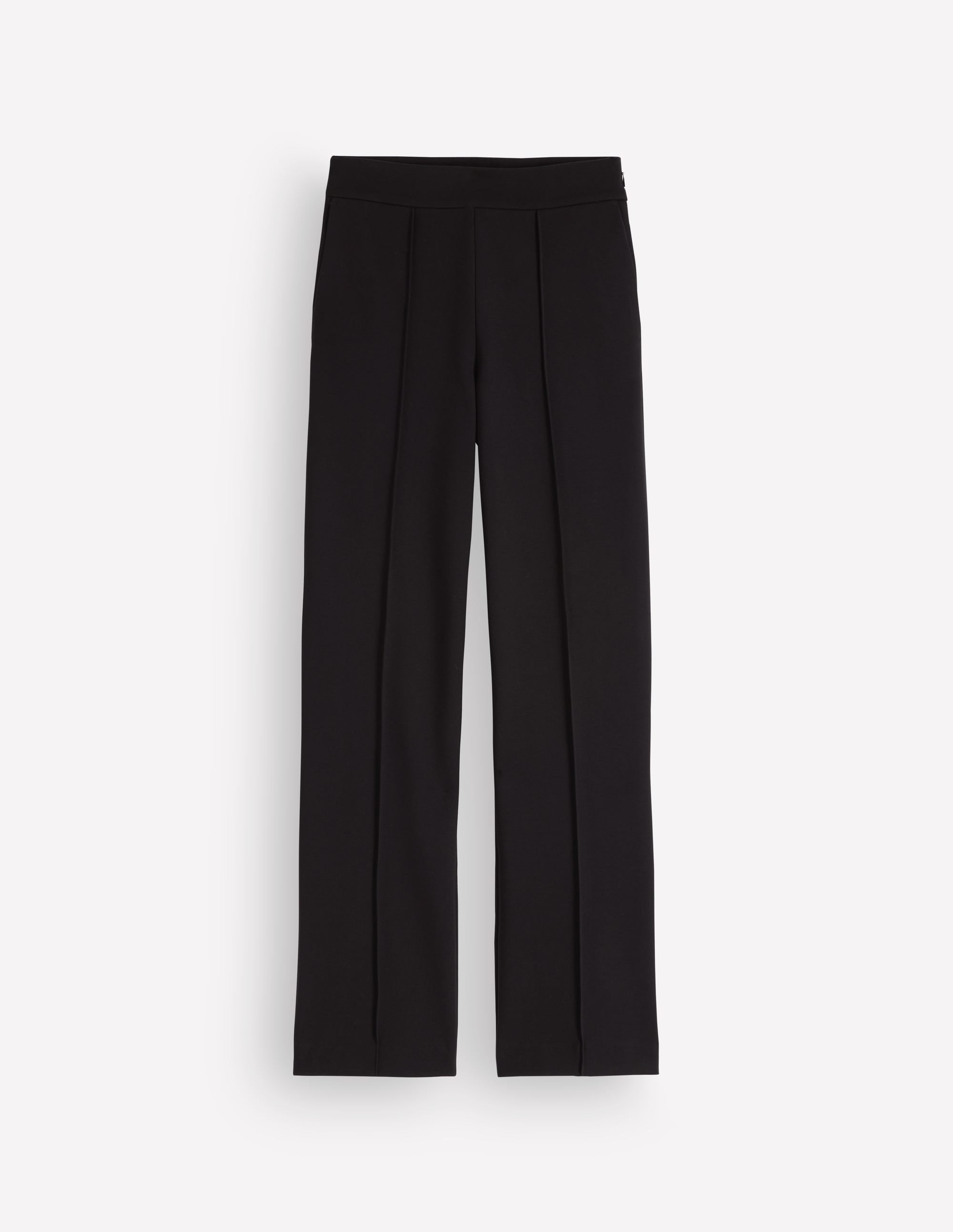 Straight Leg Ponte Pants-Black - Image 6