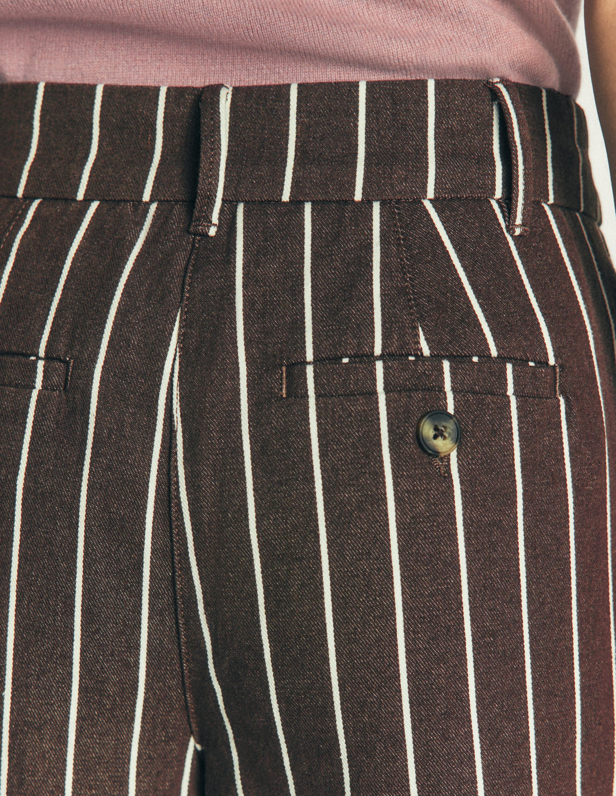 Belgravia Twill Pants-Brown Stripe-5