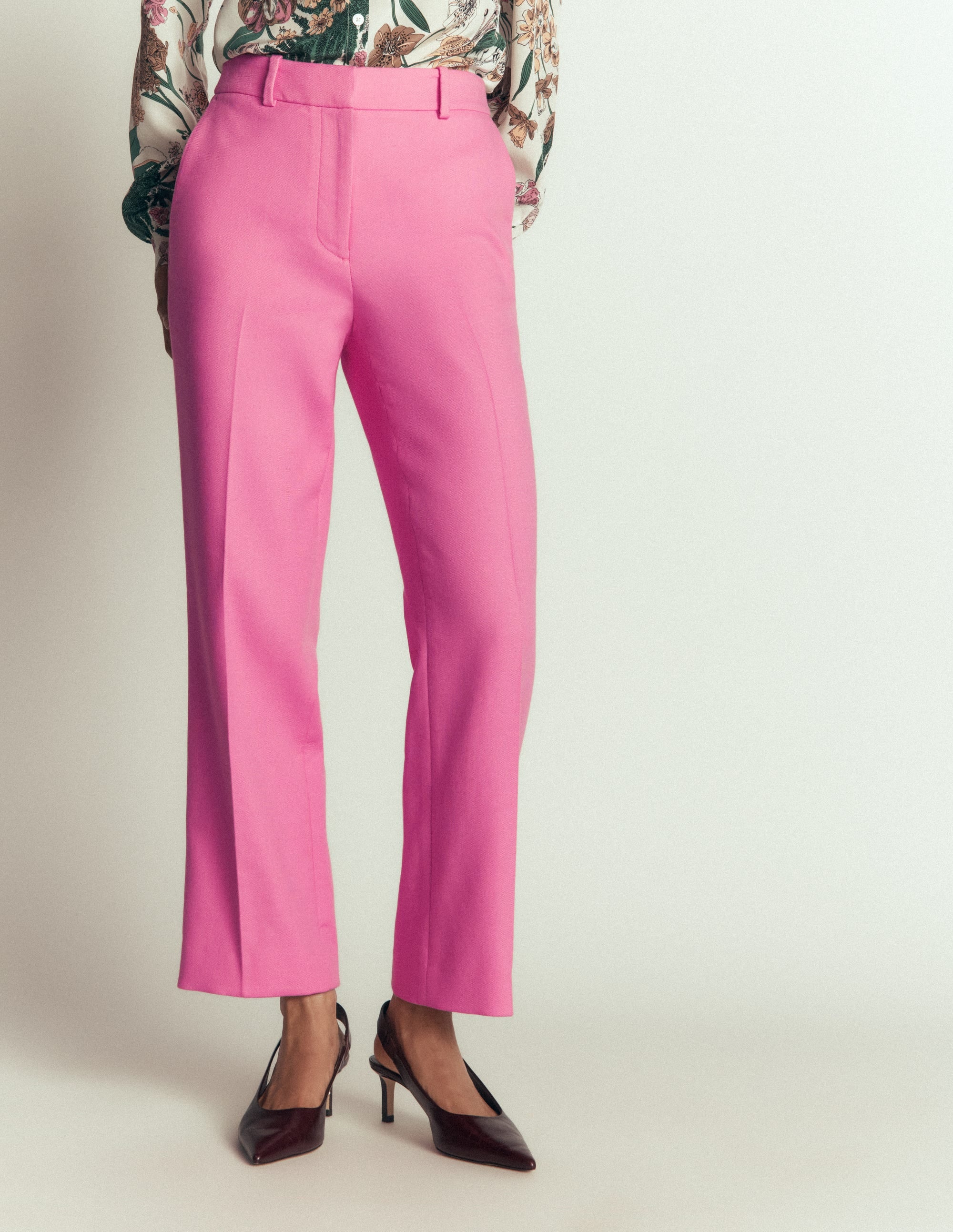 Canonbury Textured 7/8 Pants-Wild Pink - Image 5