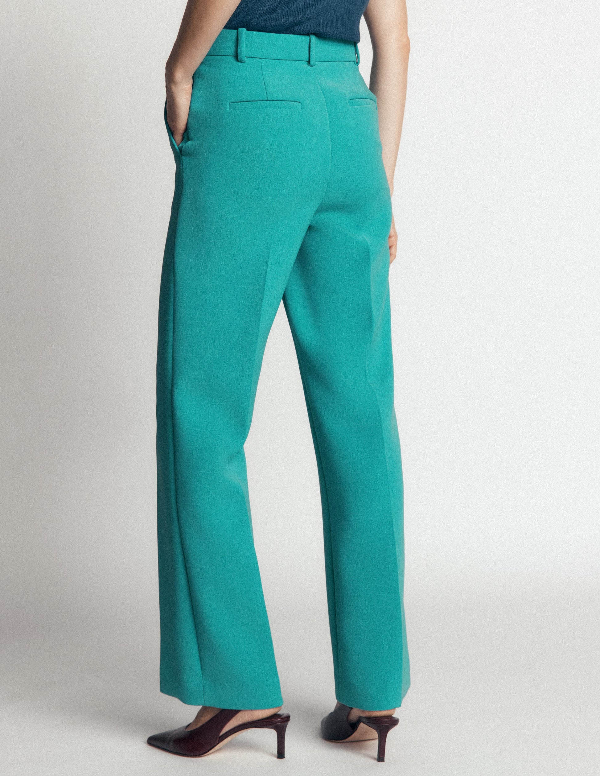 Fitzrovia Tailored Pants-Glaze Blue-3