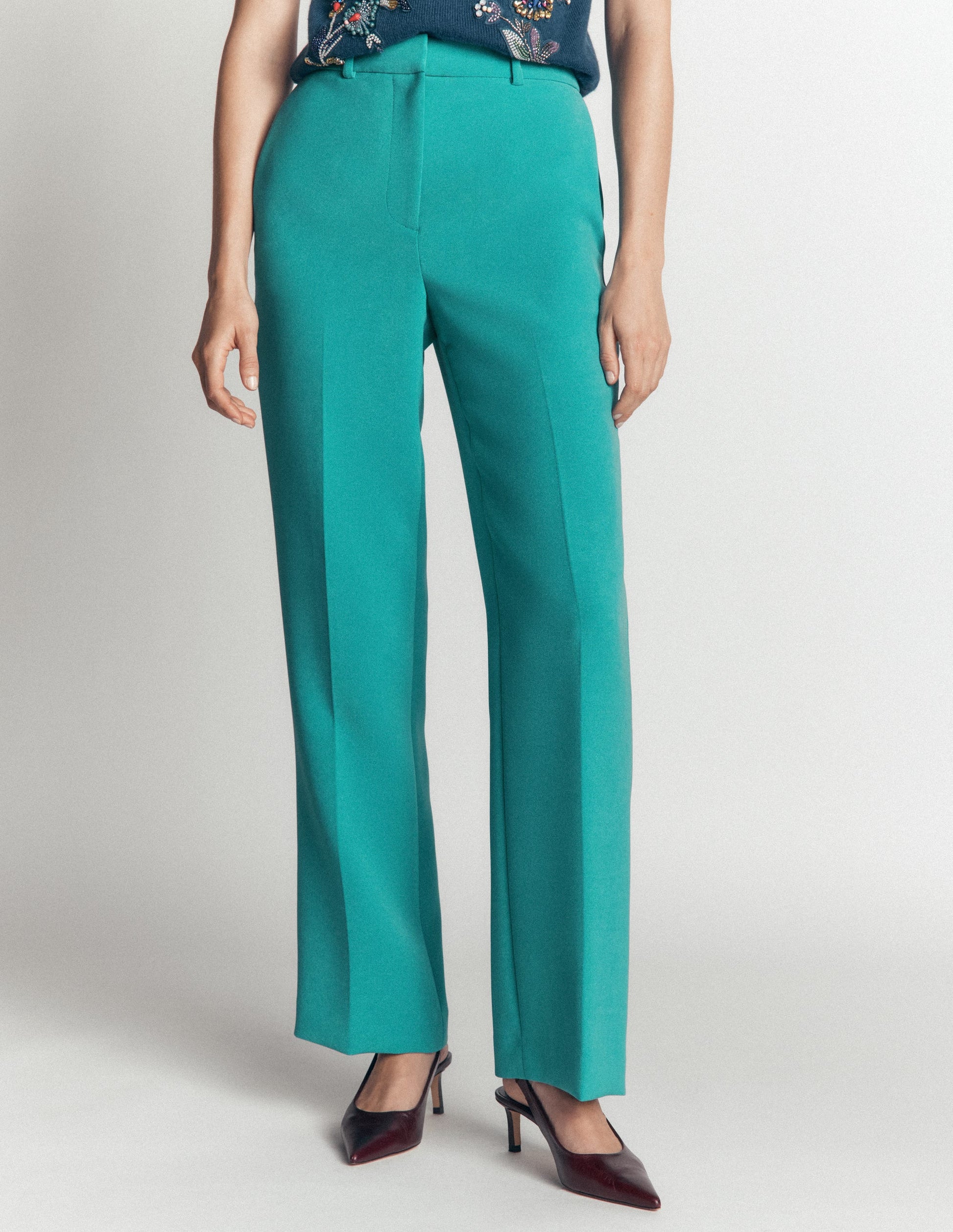 Fitzrovia Tailored Pants-Glaze Blue-4