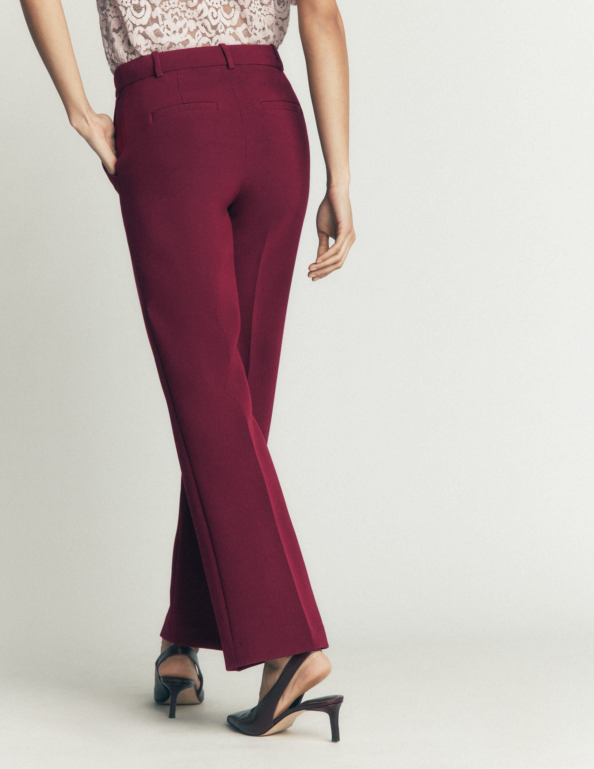 Fitzrovia Tailored Pants-Deep Wisteria - Image 3