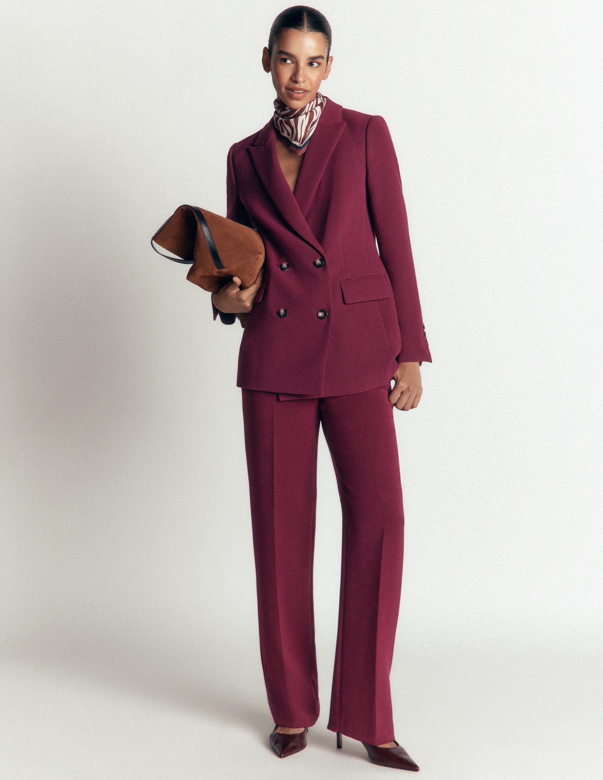 Fitzrovia Tailored Pants-Deep Wisteria - Image 5