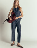Canonbury Twill 7/8 Pants-Indigo