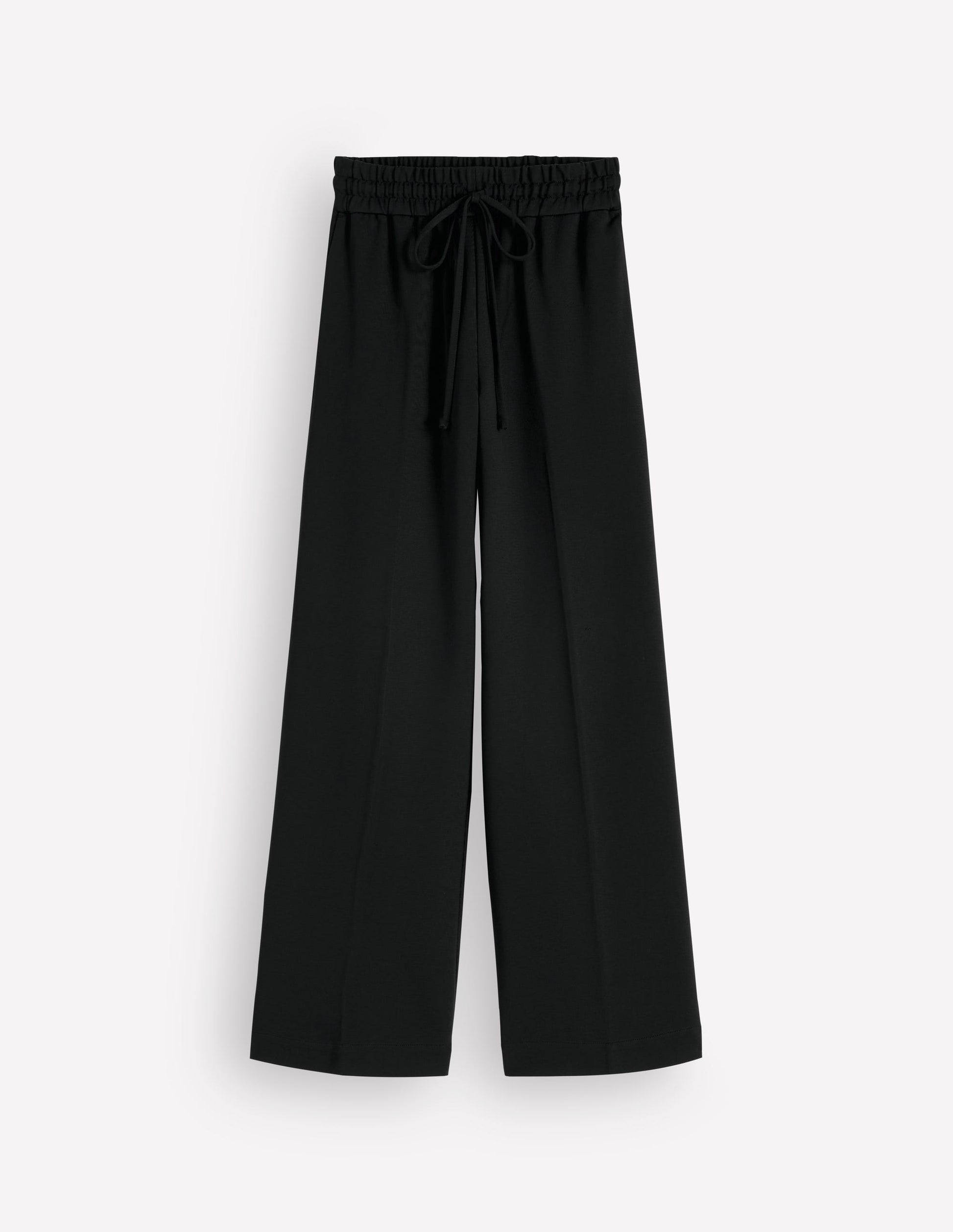 Greenwich Tie Ponte Pants-Black-6