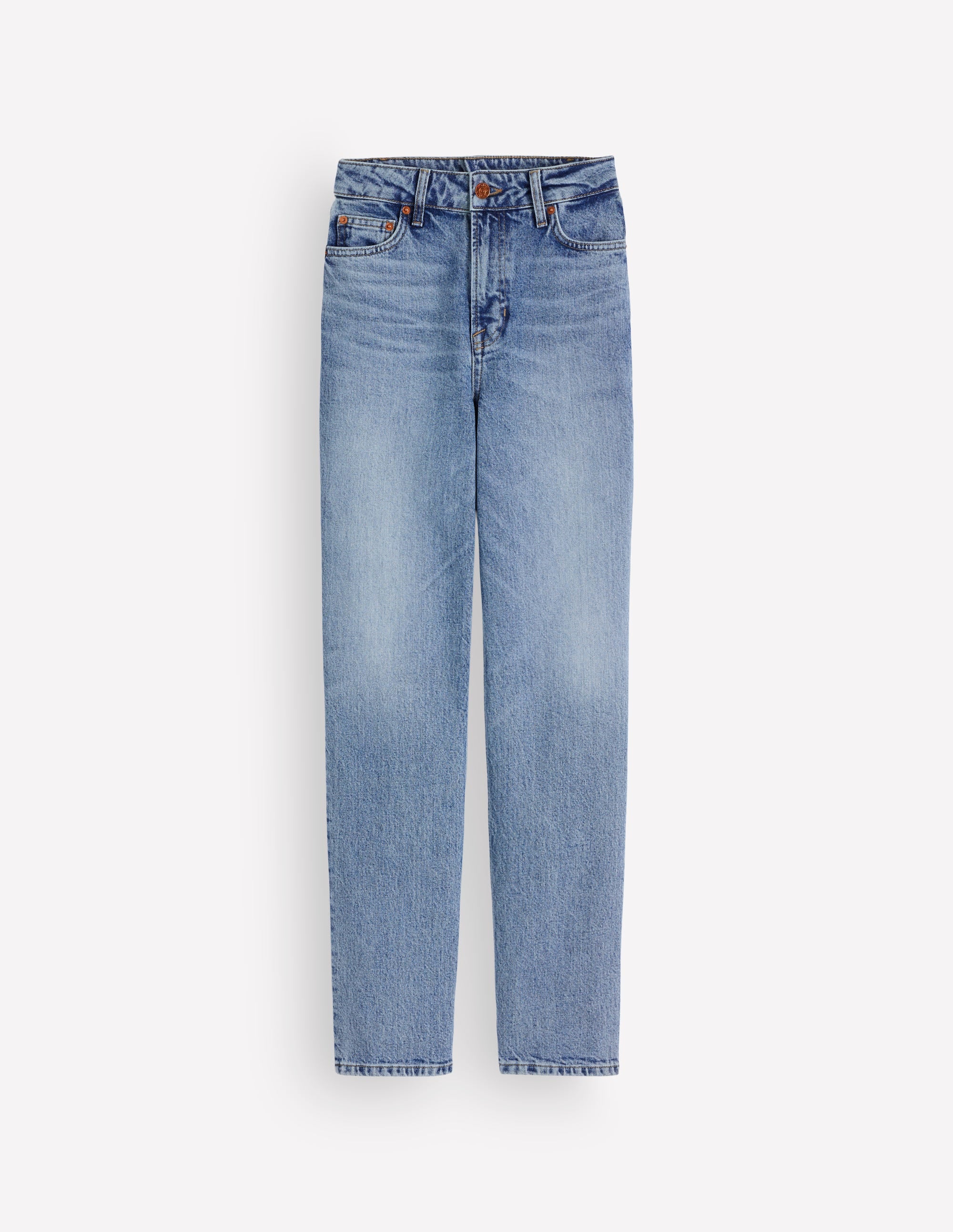 High Rise Straight Jeans-Light Vintage - Image 7