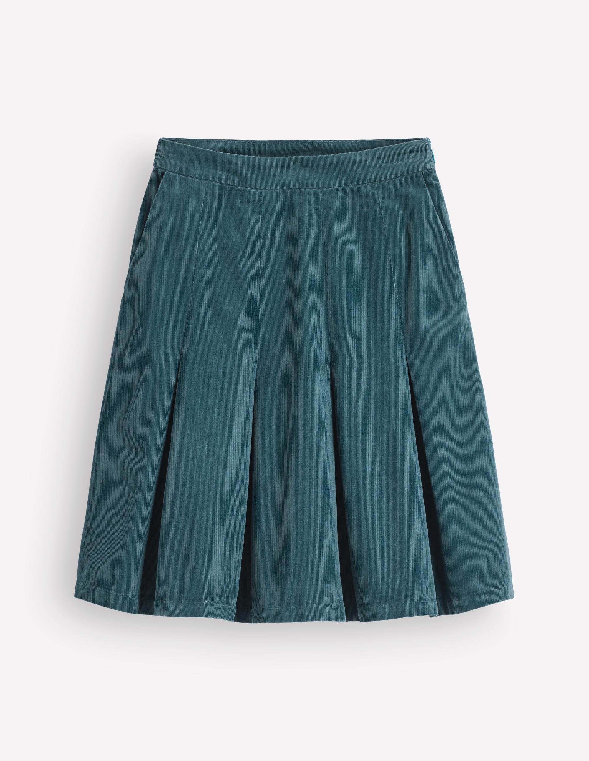 Flippy Cord Skirt-Storm Blue - Image 6