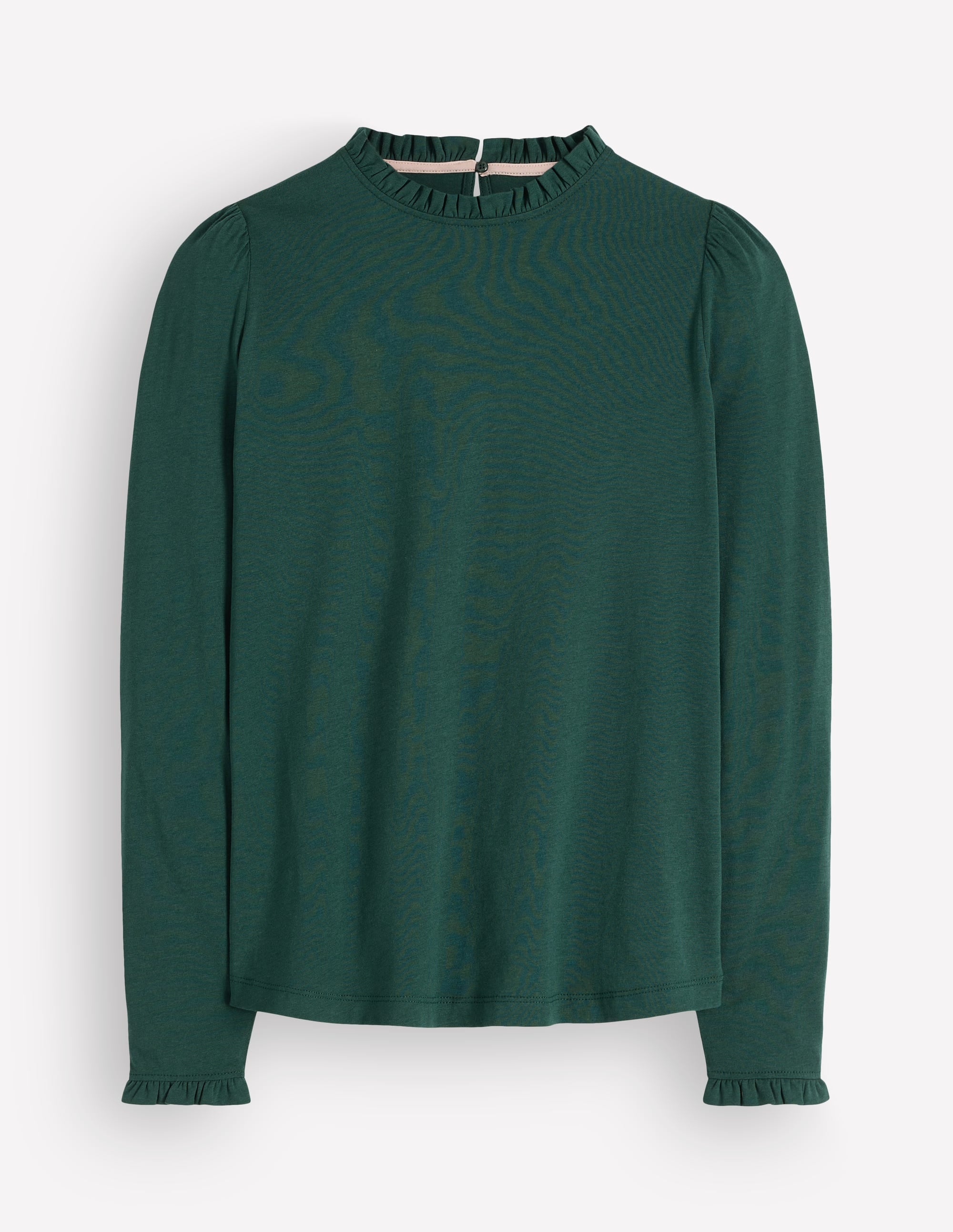 Supersoft Frill Detail Top-Midnight Teal - Image 5