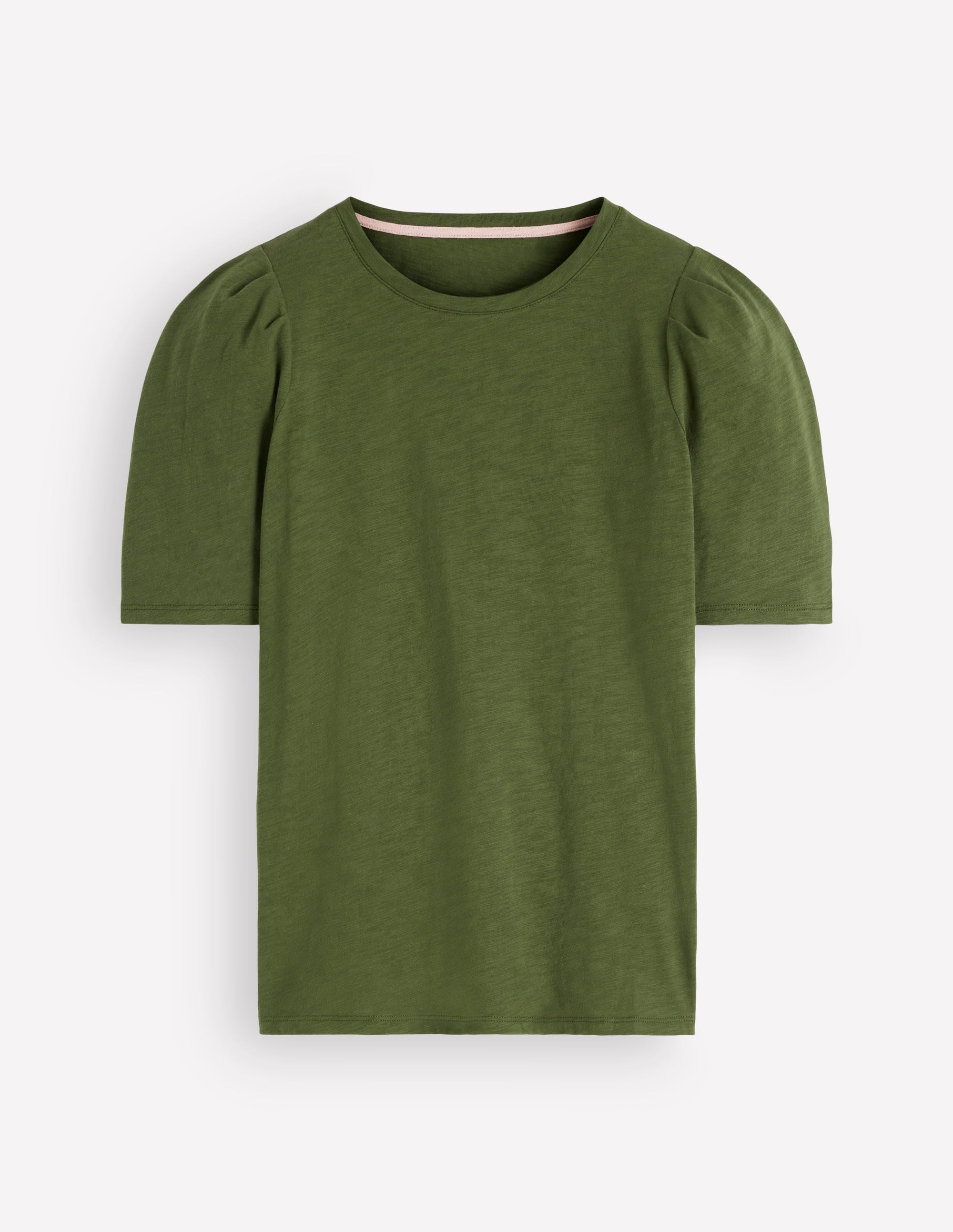 Sophie Puff Sleeve T-shirt-Brunswick Green - Image 5