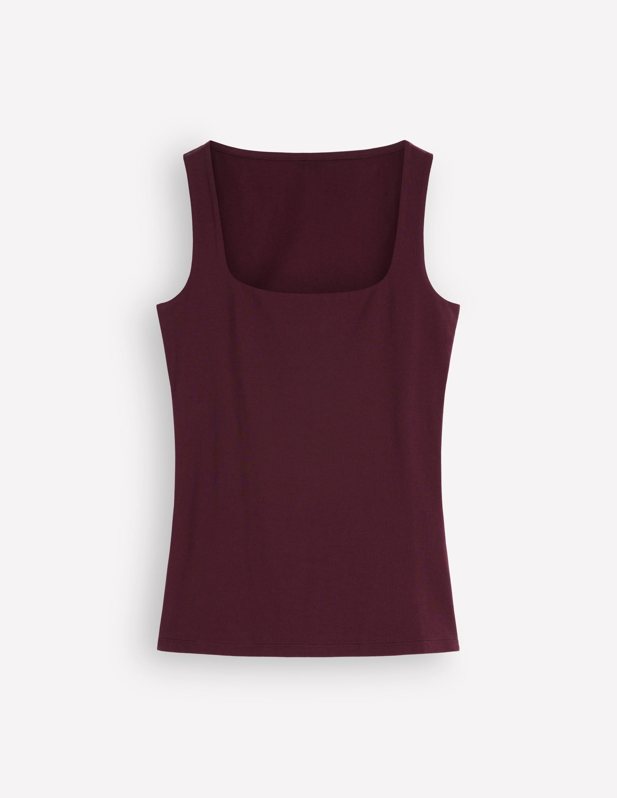 Brooke Double Layer Tank-Dark Cherry - Image 4