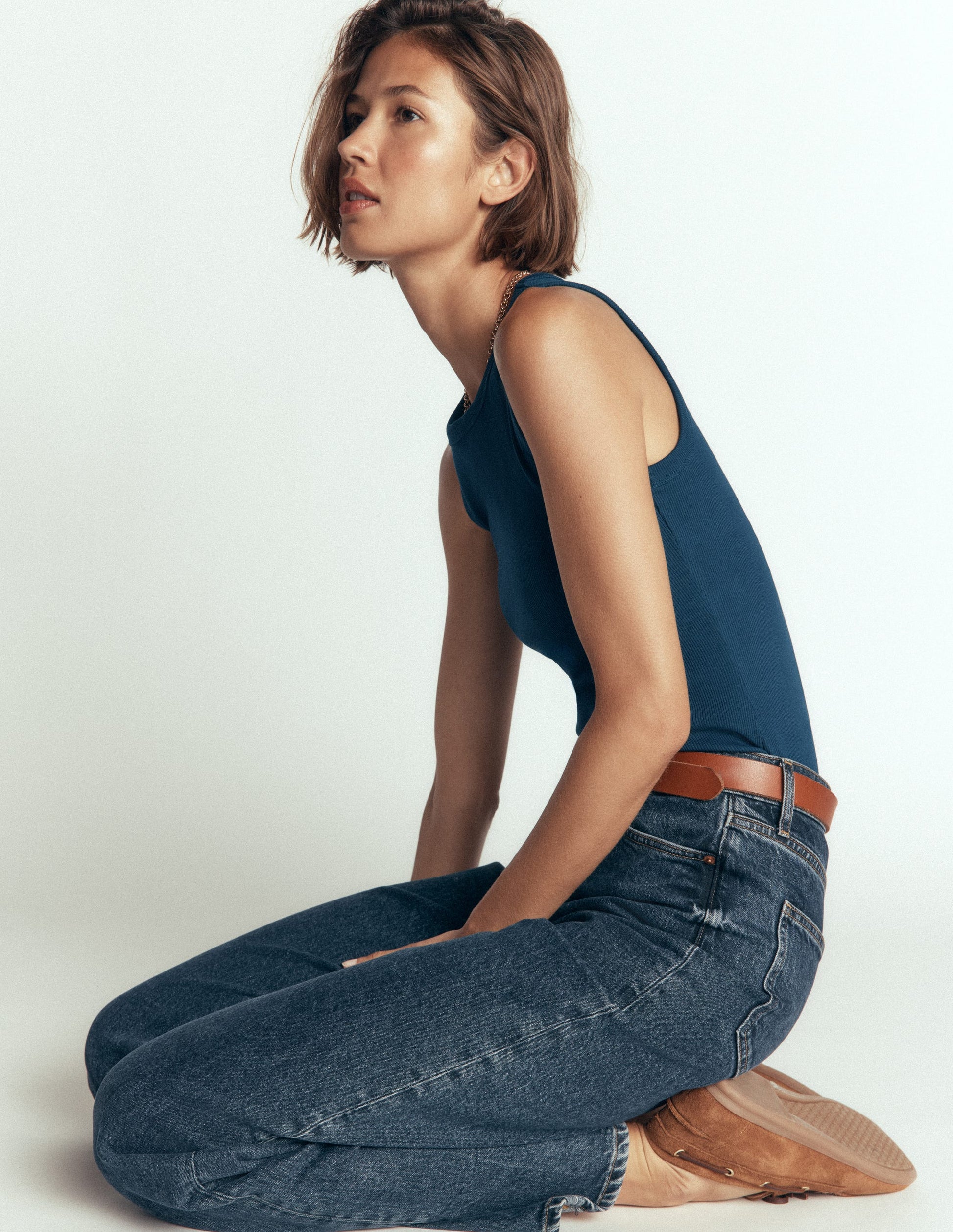 Ribbed Racer Vest-Midnight Ocean-5