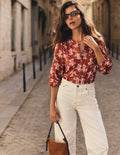 Ara Jersey Shirt-Arabian Spice, Flecked Bunch