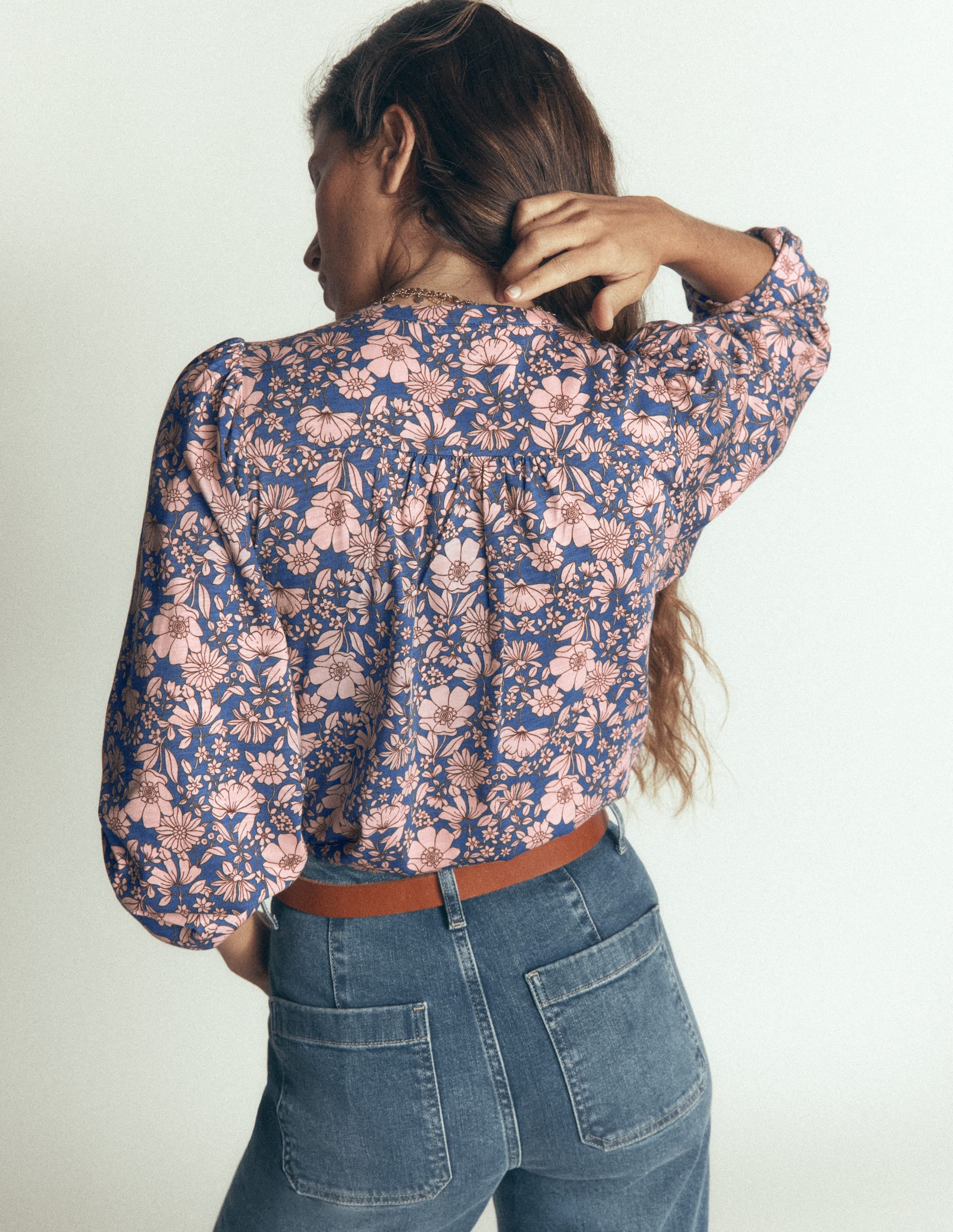 Ara Jersey Shirt-Floral Field - Image 2