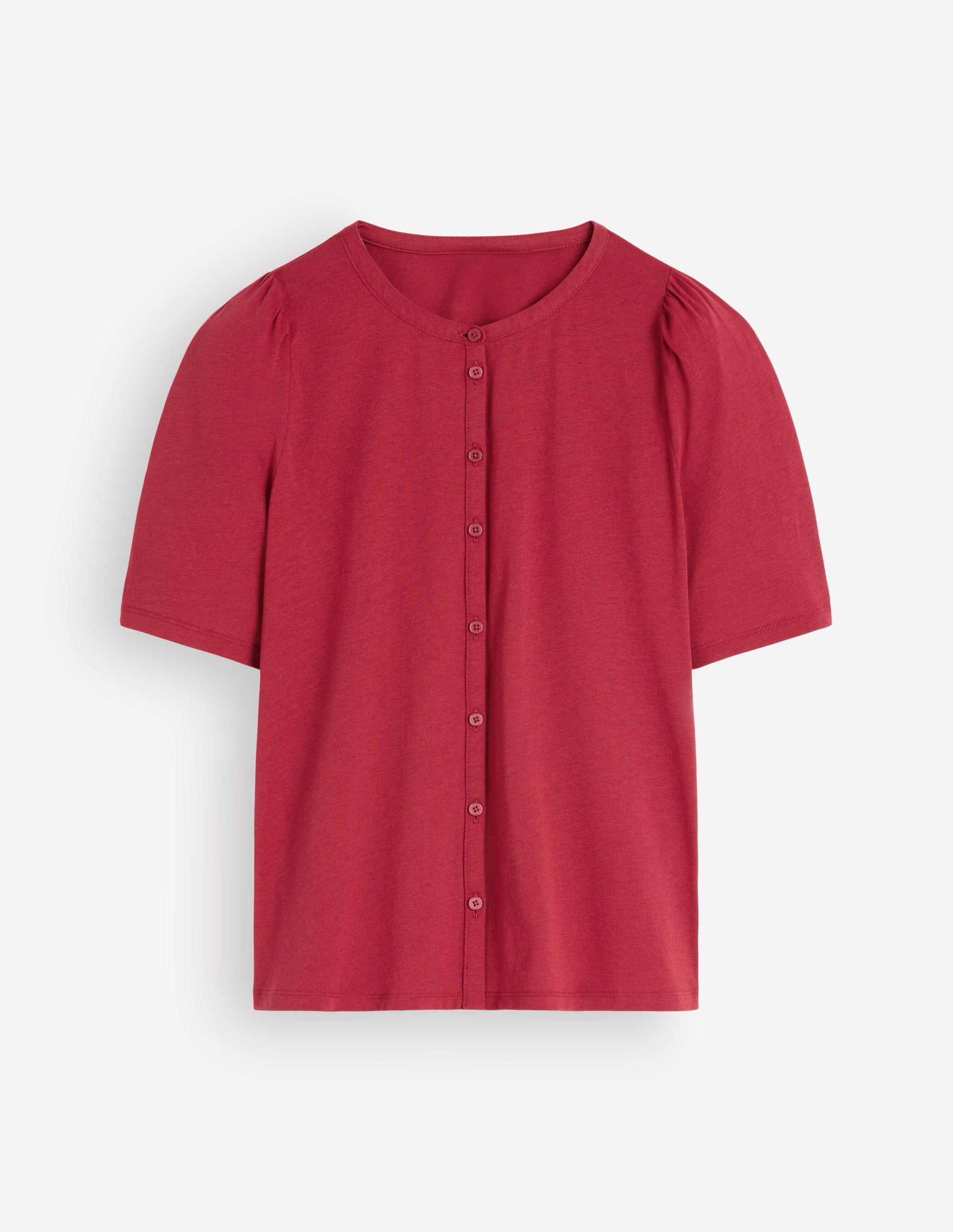 Supersoft Short Puff Shirt-Red Earth-6