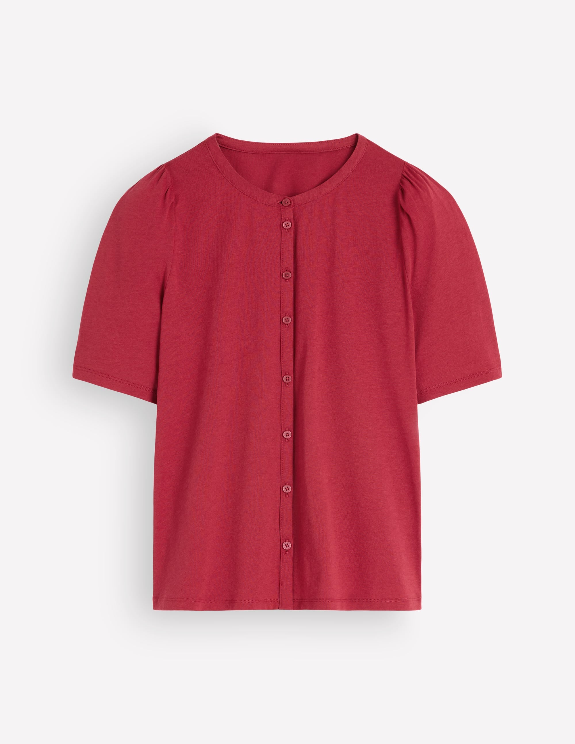 Supersoft Short Puff Shirt-Red Earth - Image 6