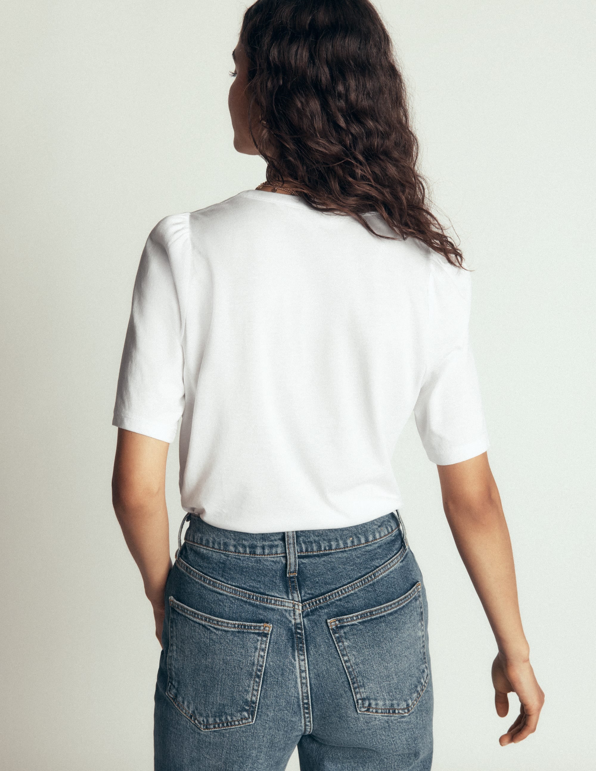 Supersoft Short Puff Shirt-white - Image 3