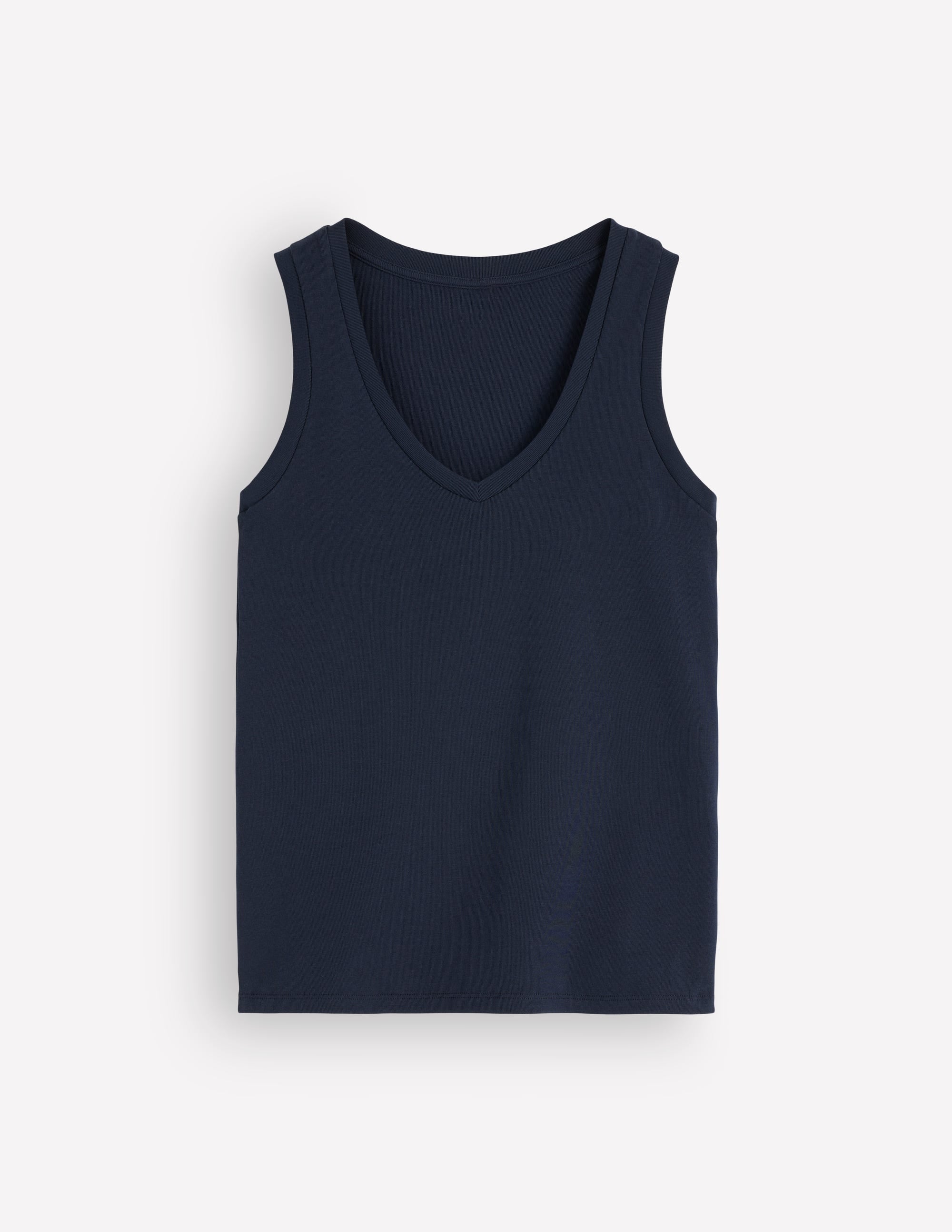 Essential V Neck Vest-Navy - Image 5