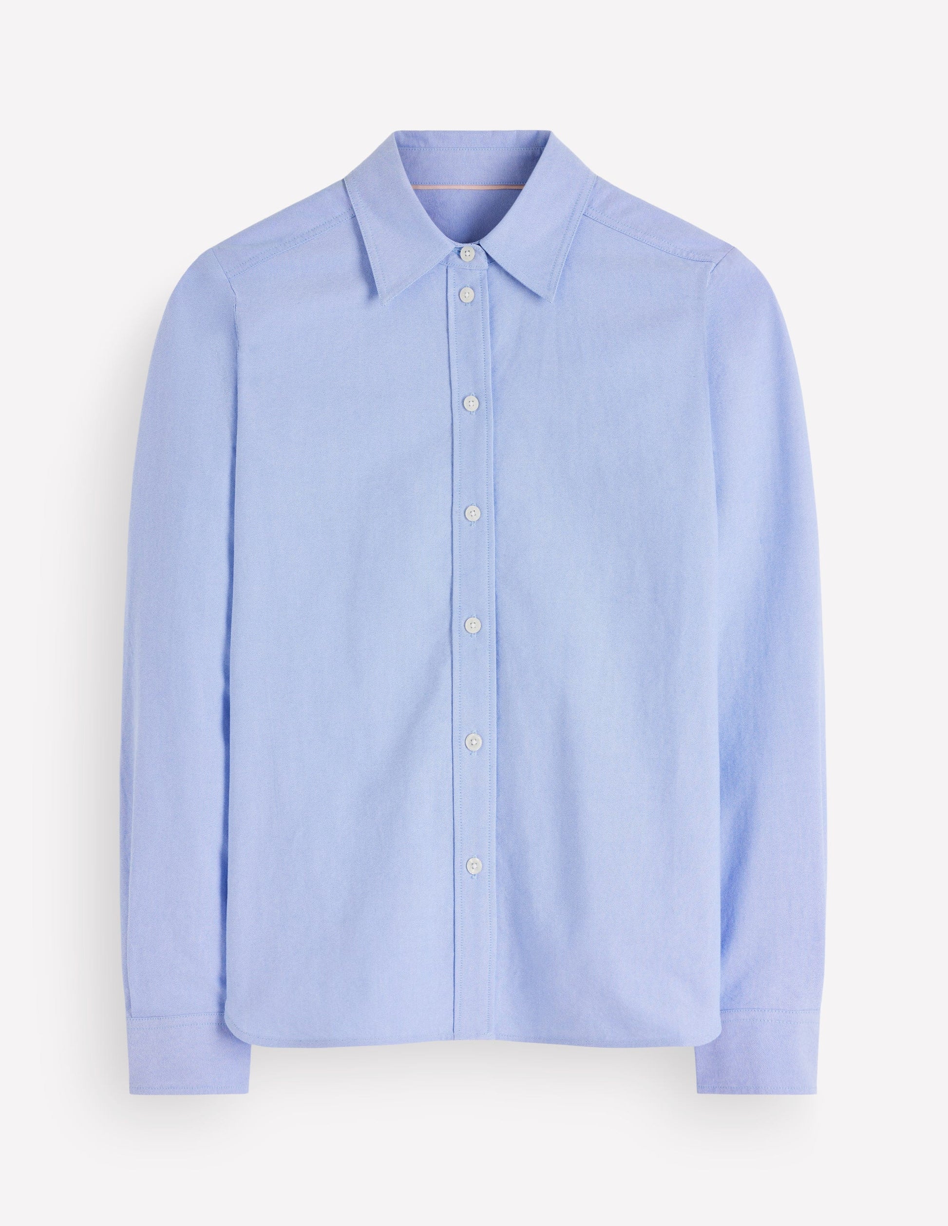 The New Sienna Cotton Shirt-Blue Oxford-5