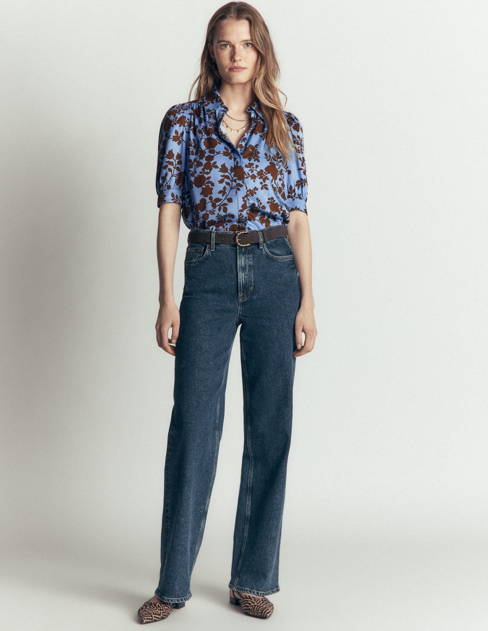 Penelope Viscose Top-Forget Me Not, Bouquet Breeze - Image 4