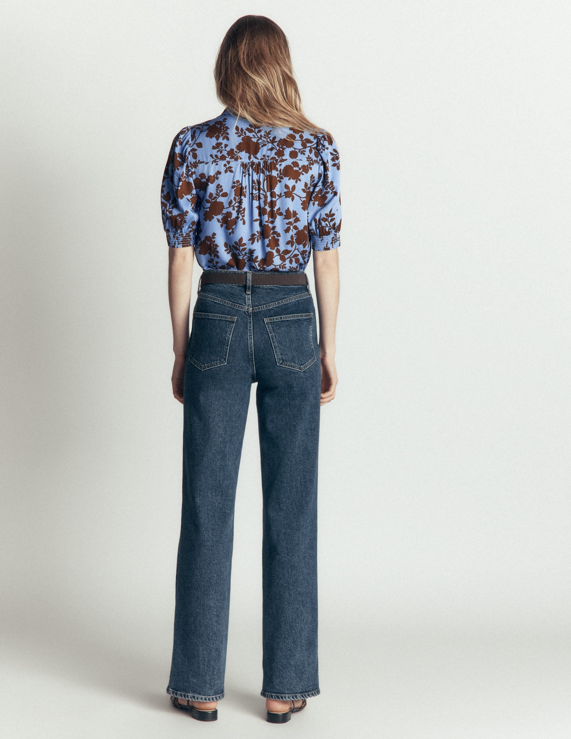 Penelope Viscose Top-Forget Me Not, Bouquet Breeze - Image 5