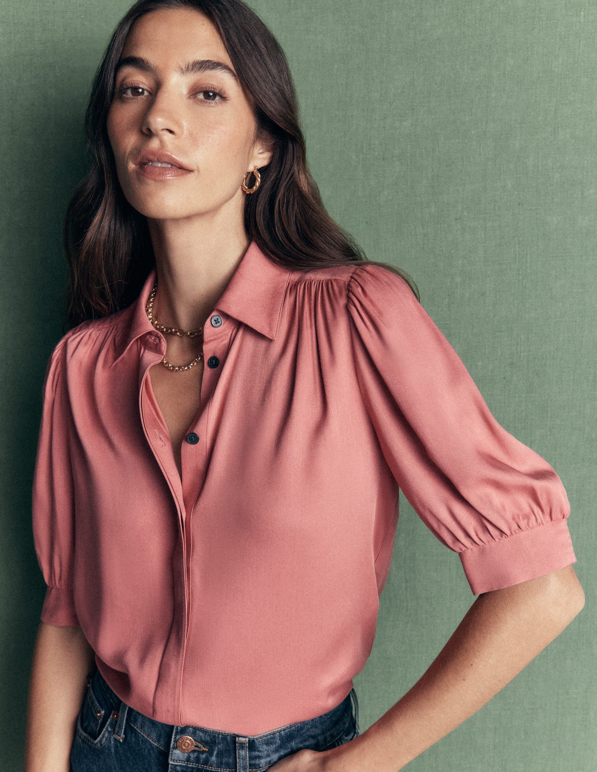 Penelope Viscose Top-Vintage Rose-1