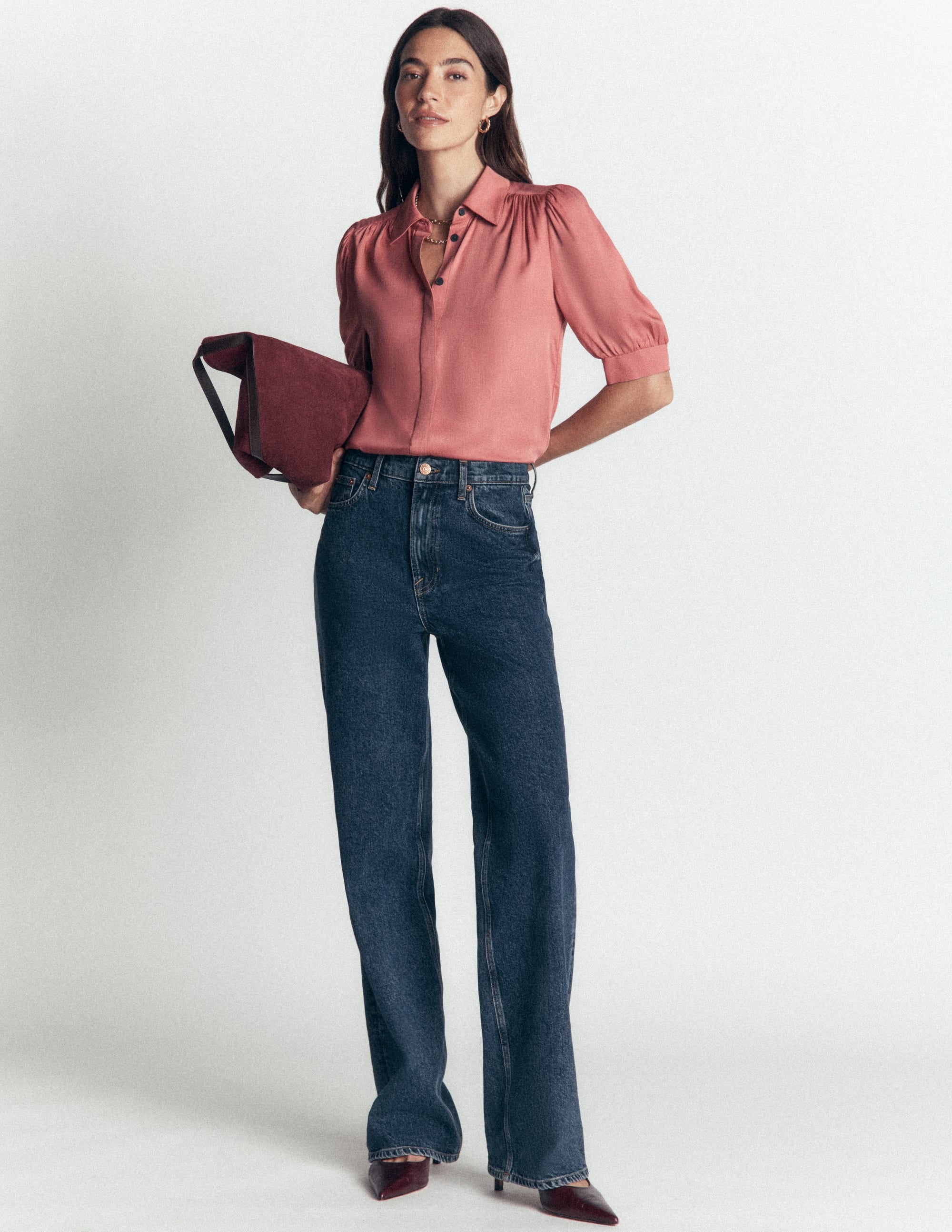 Penelope Viscose Top-Vintage Rose - Image 3
