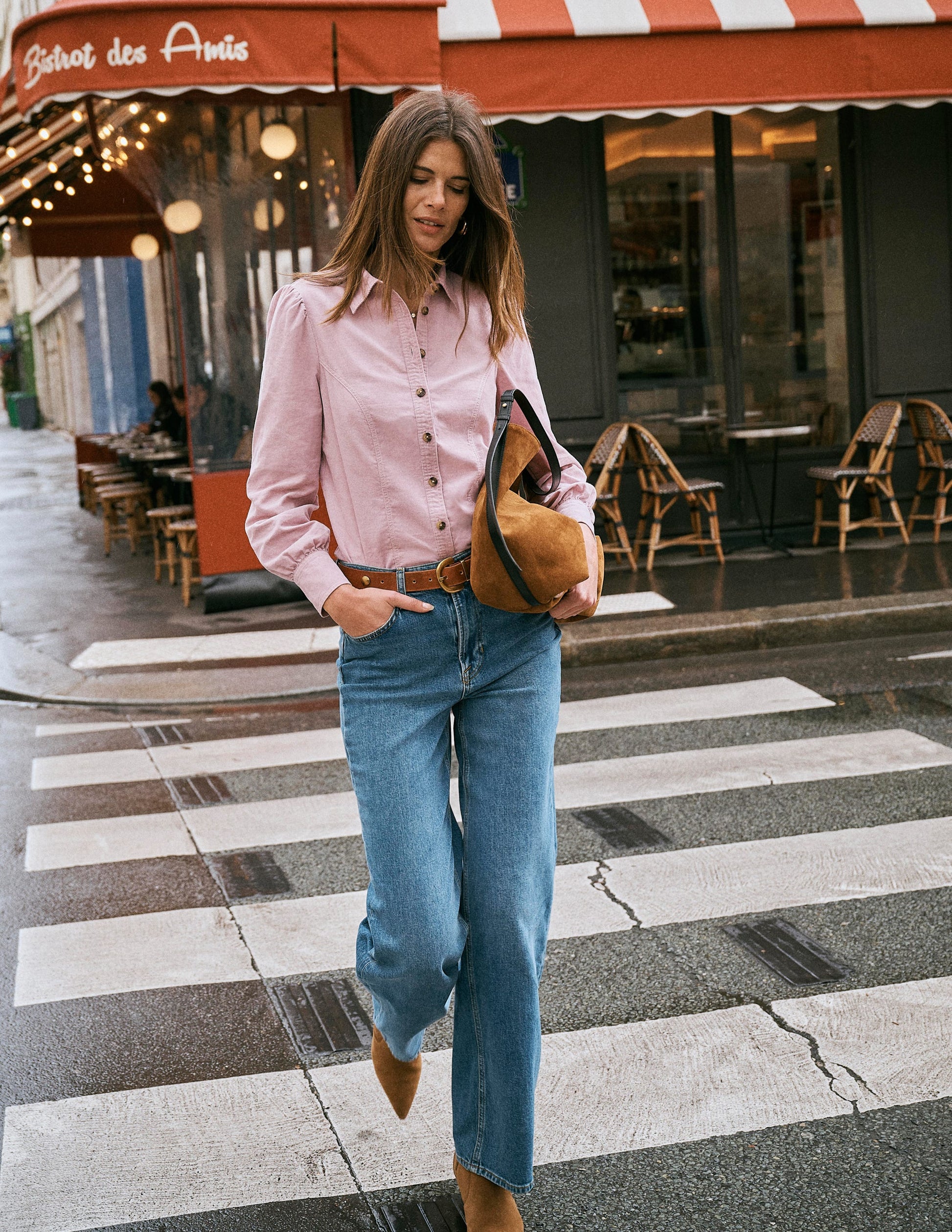 Sky Cord Shirt-Pink Violet-1