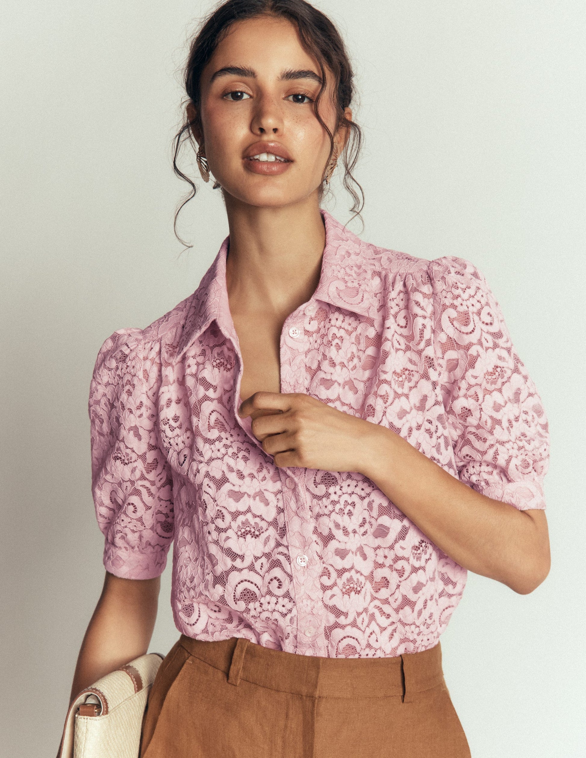 SS Lace Top-Pink Violet-4