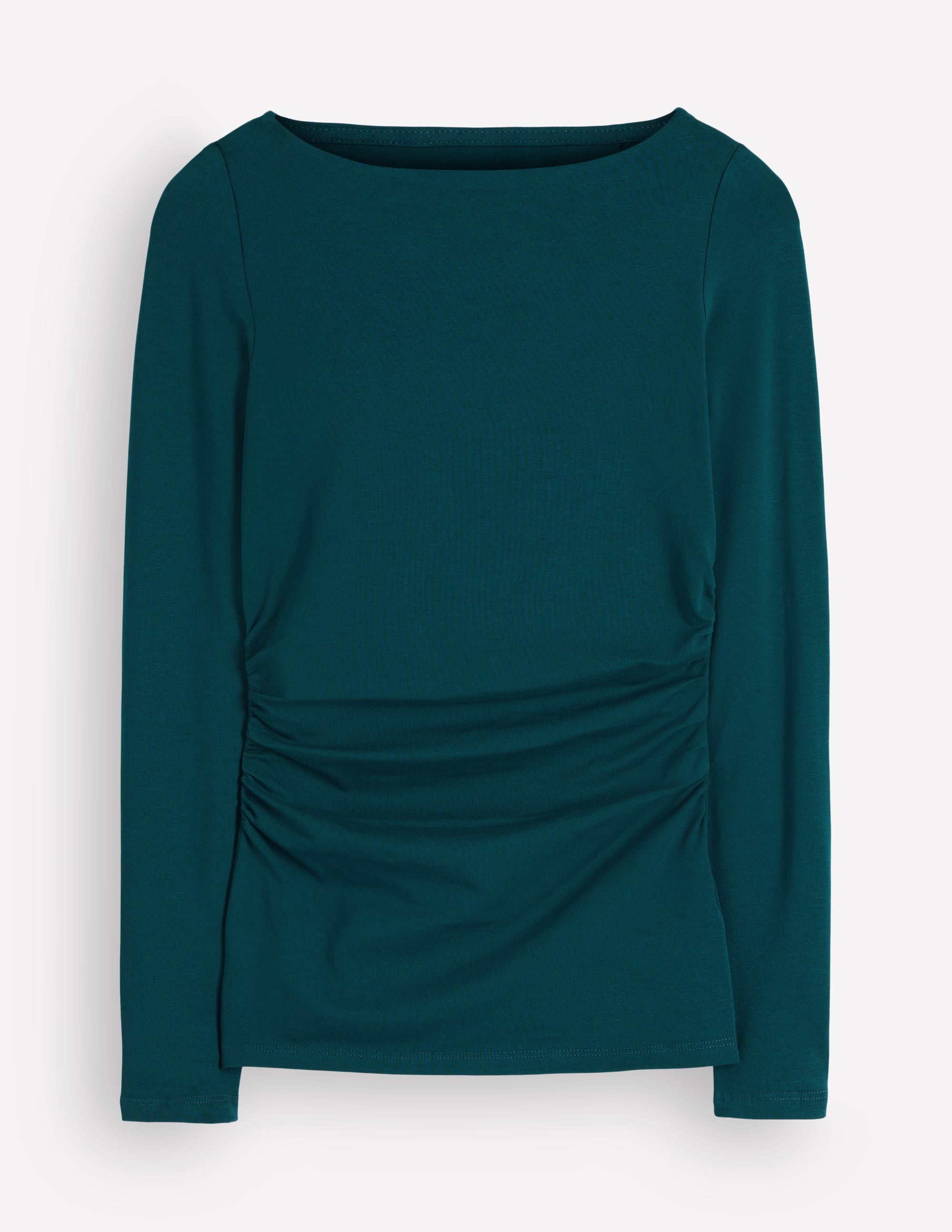 Gathered Detail Long sleeve-Midnight Teal - Image 5