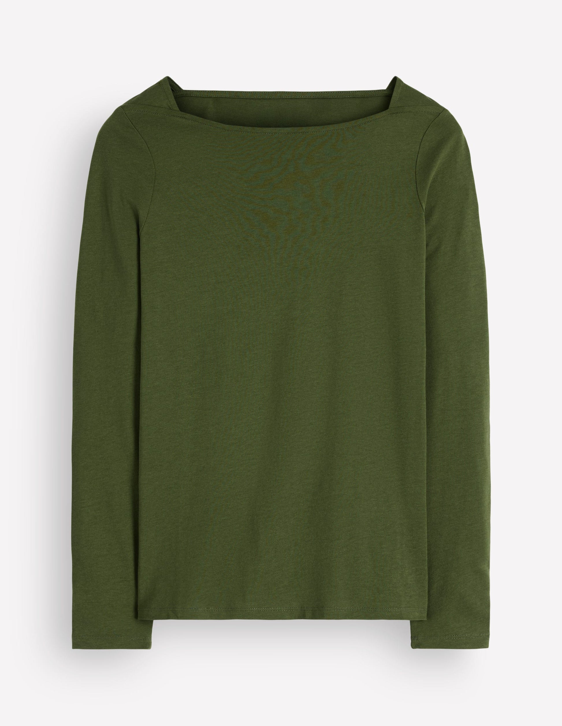 Square Neck Long Sleeve-Brunswick Green-4