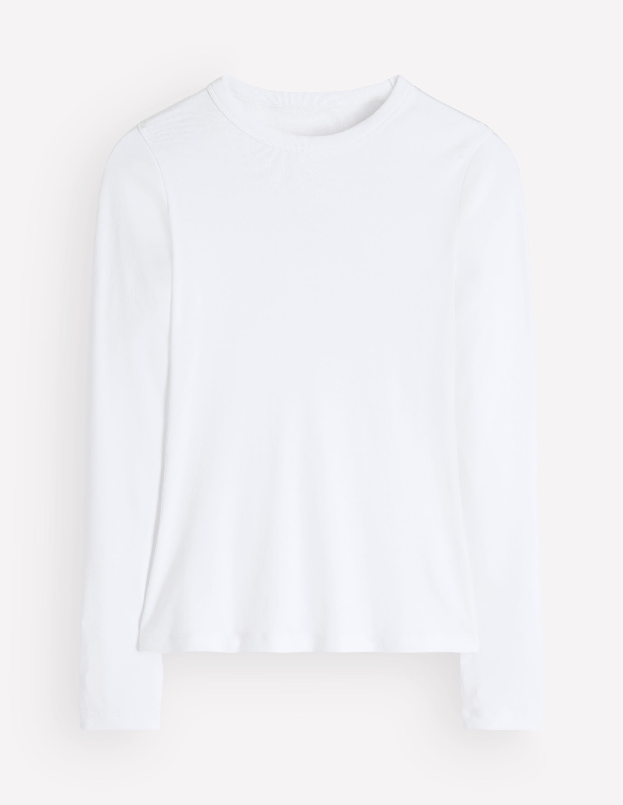 Annie Essential Crew Neck Top-White - Image 5