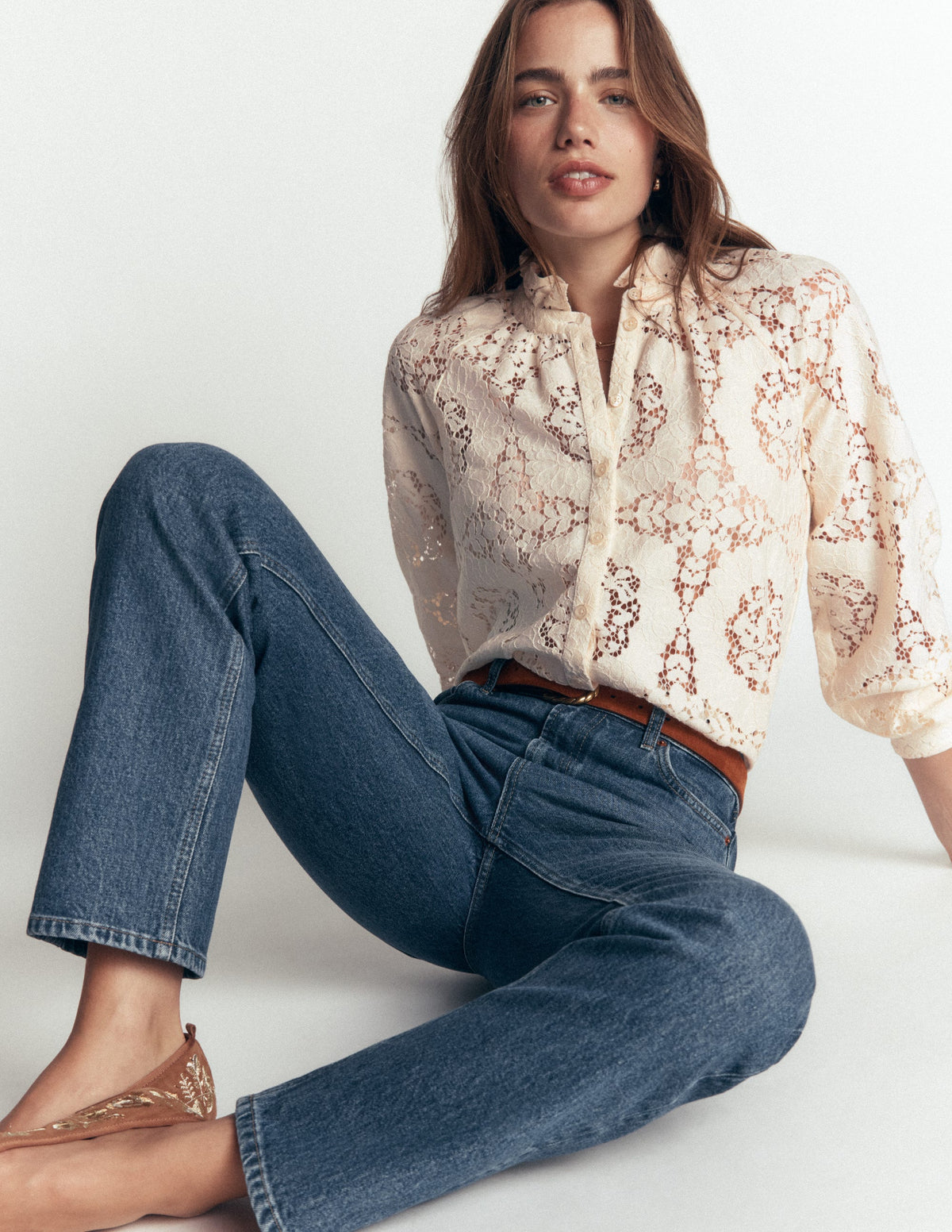 Erica Lace Top-Ivory-2