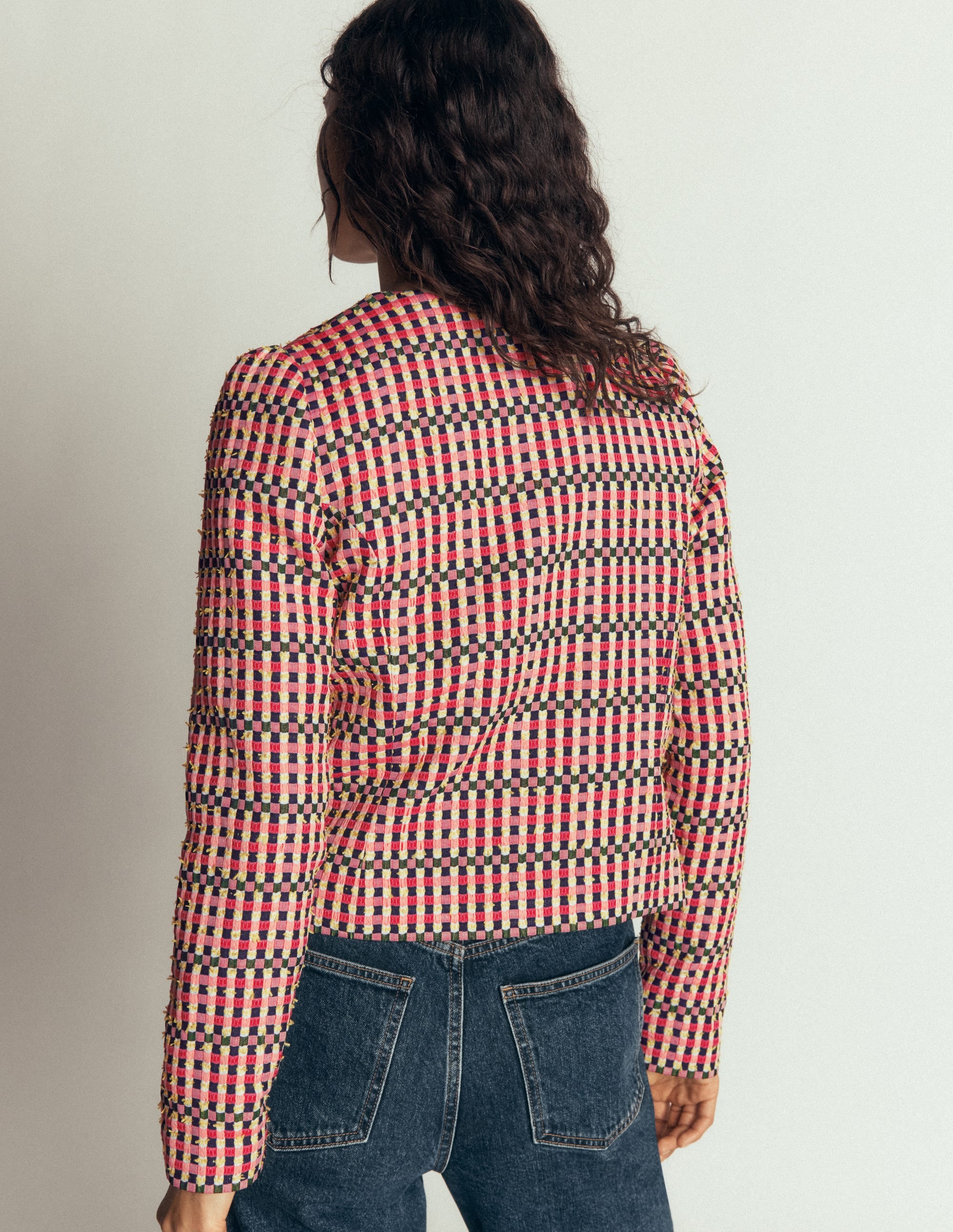 Salisbury Puff Sleeve Jacket-Multi - Image 3