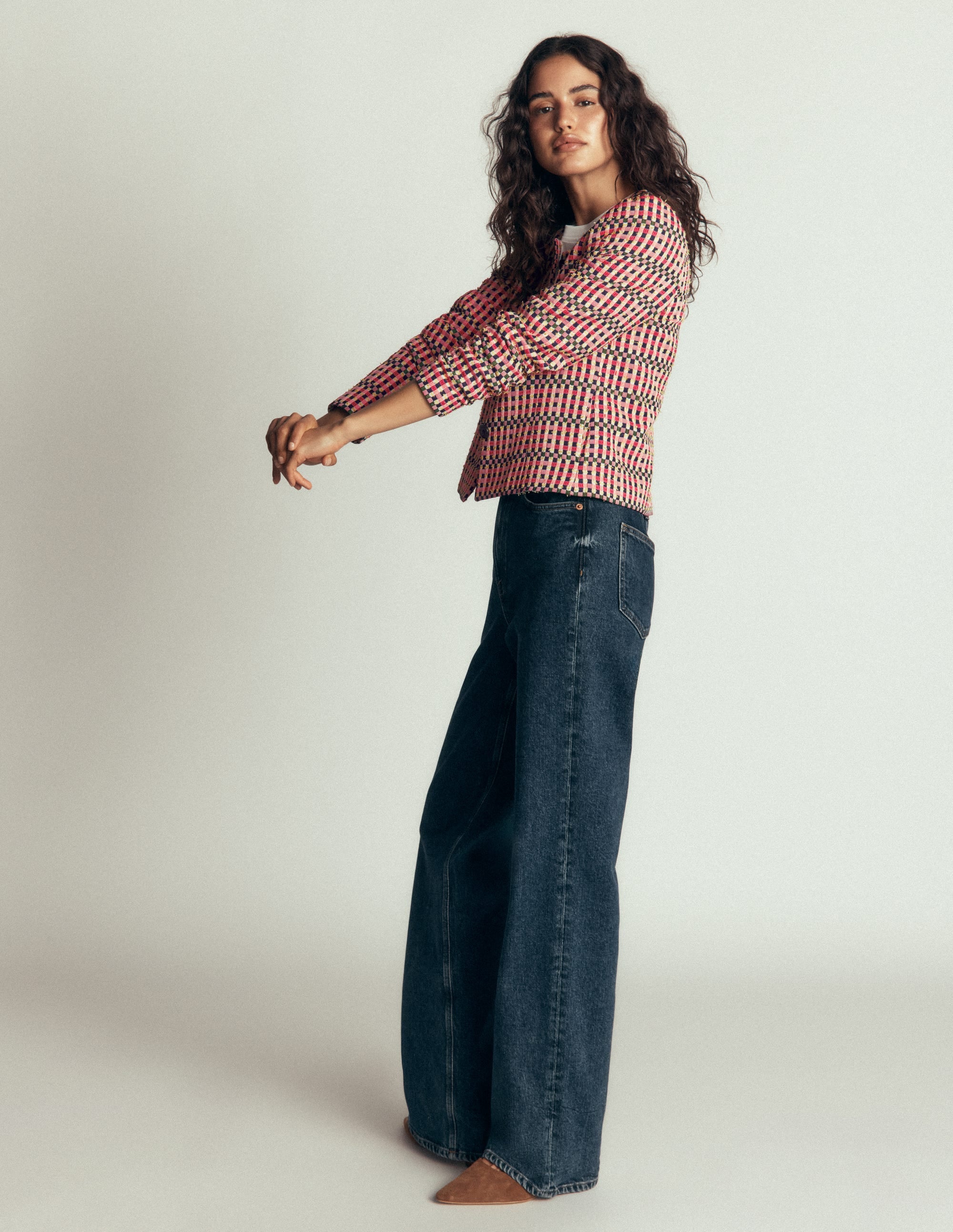 Salisbury Puff Sleeve Jacket-Multi - Image 5