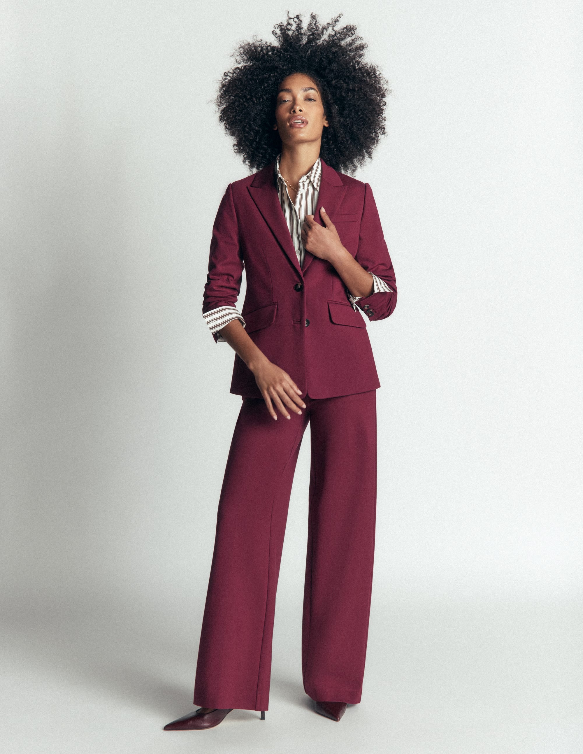 Stamford Ponte Blazer-Deep Wisteria - Image 1