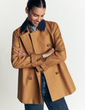 Swing Box Short Trench-Camel