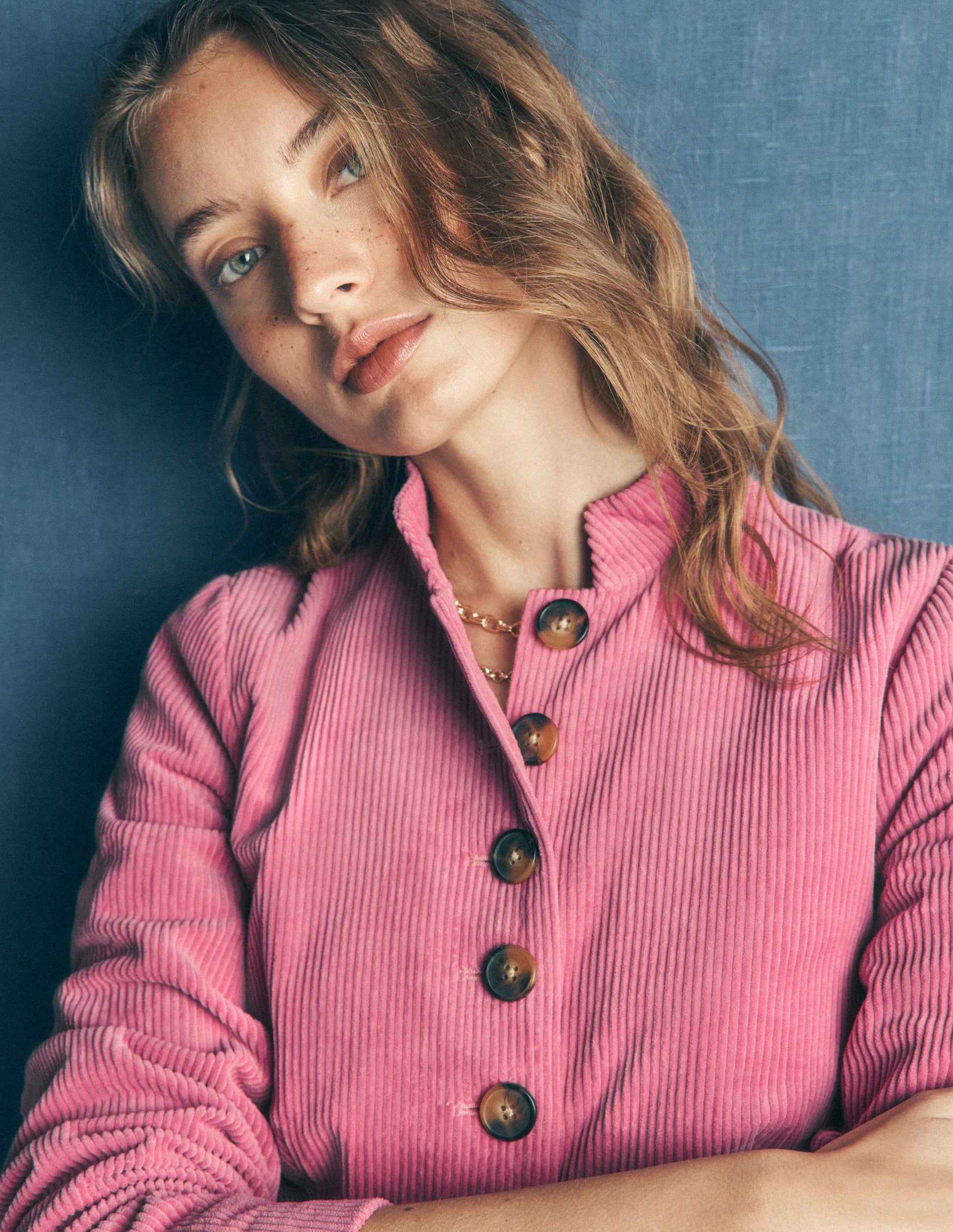 Hereford Military Cord Jacket-Pink Heather-8